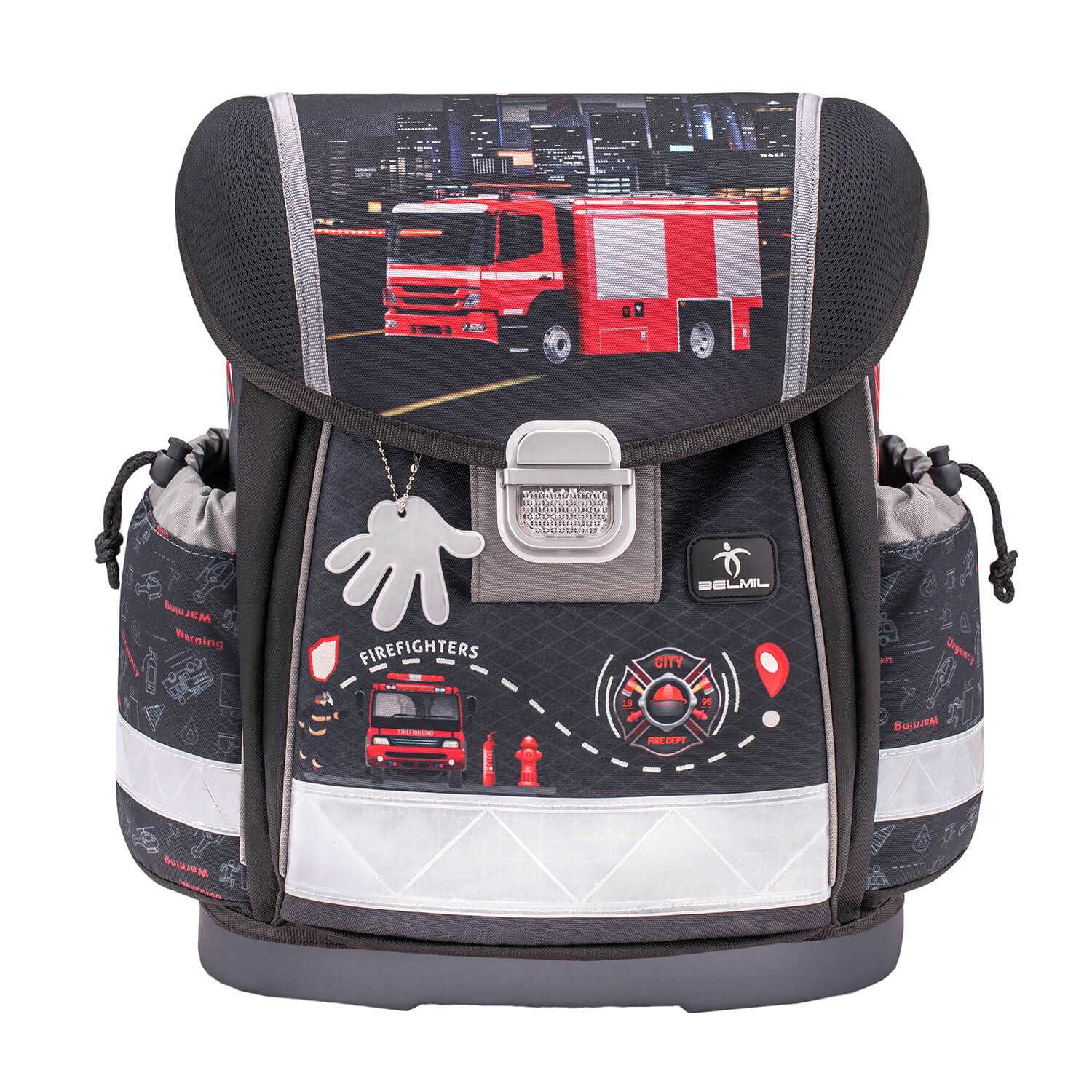 Classy Firetruck 2 Schulranzen Set 4 tlg.