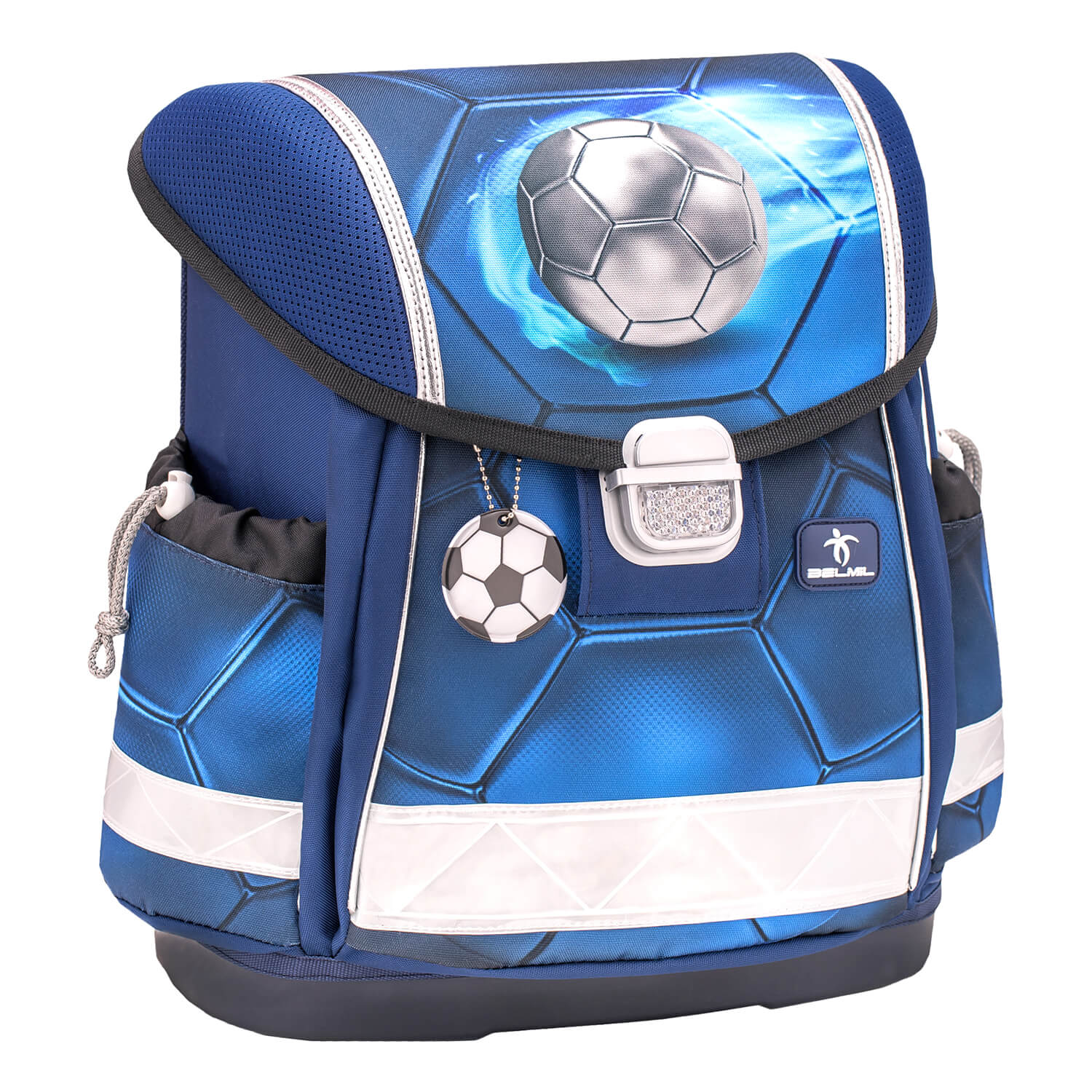 Classy Football 4 Schulranzen Set mit Regenhülle 5 Stück