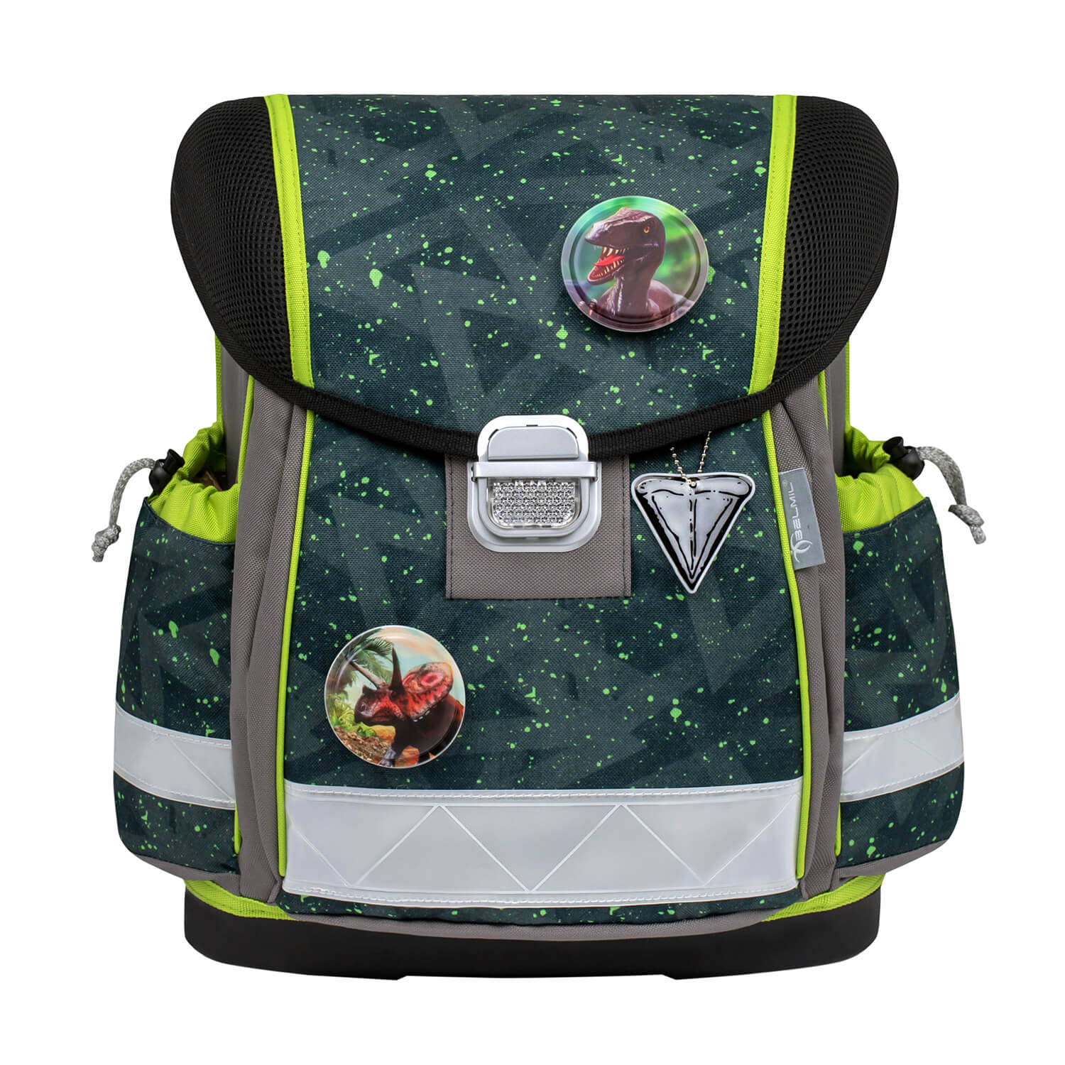Classy Green Splash schoolbag set 6 pcs