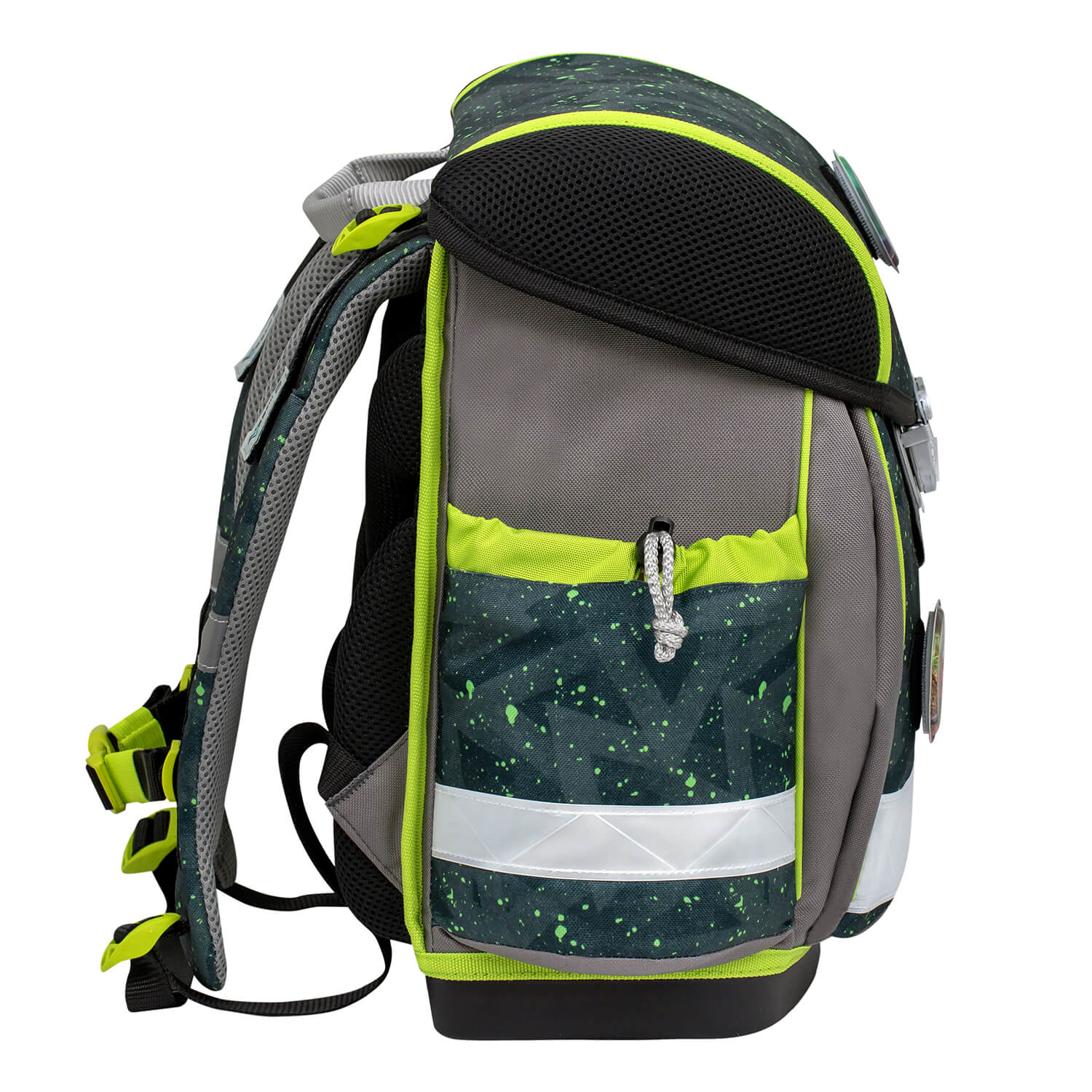 Classy Green Splash schoolbag set 6 pcs