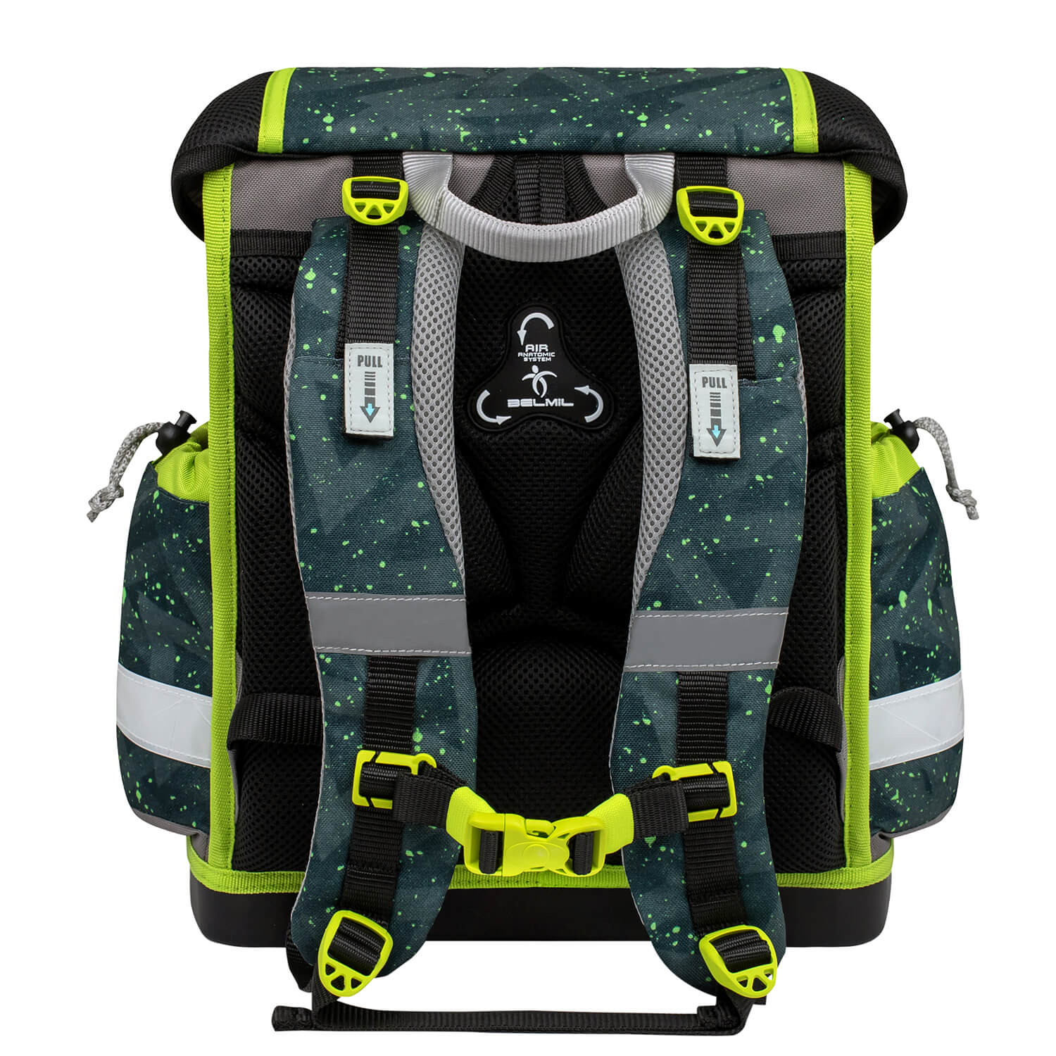 Classy Green Splash schoolbag set 6 pcs