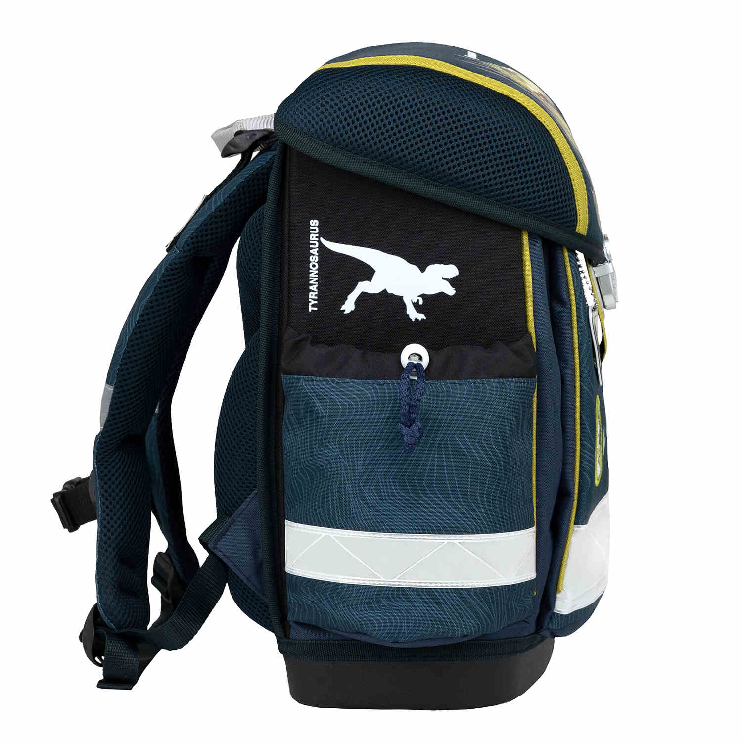 The Ergonomic School Bag Set for Boys – Belmil Classy King Dino (5 pcs) complete with a waterproof rain cover for protection.
