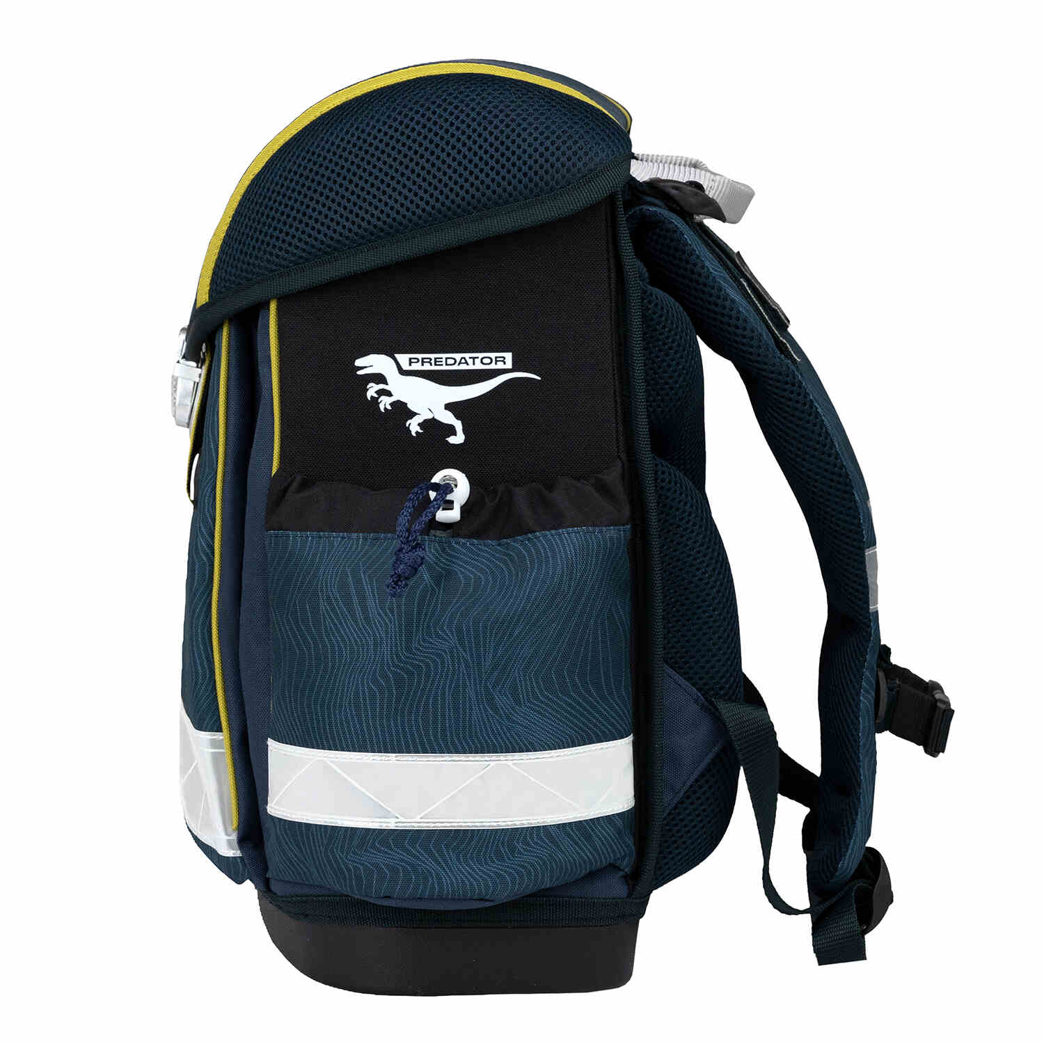 The Ergonomic School Bag Set for Boys – Belmil Classy King Dino (5 pcs) featuring durable materials and safety reflective elements.