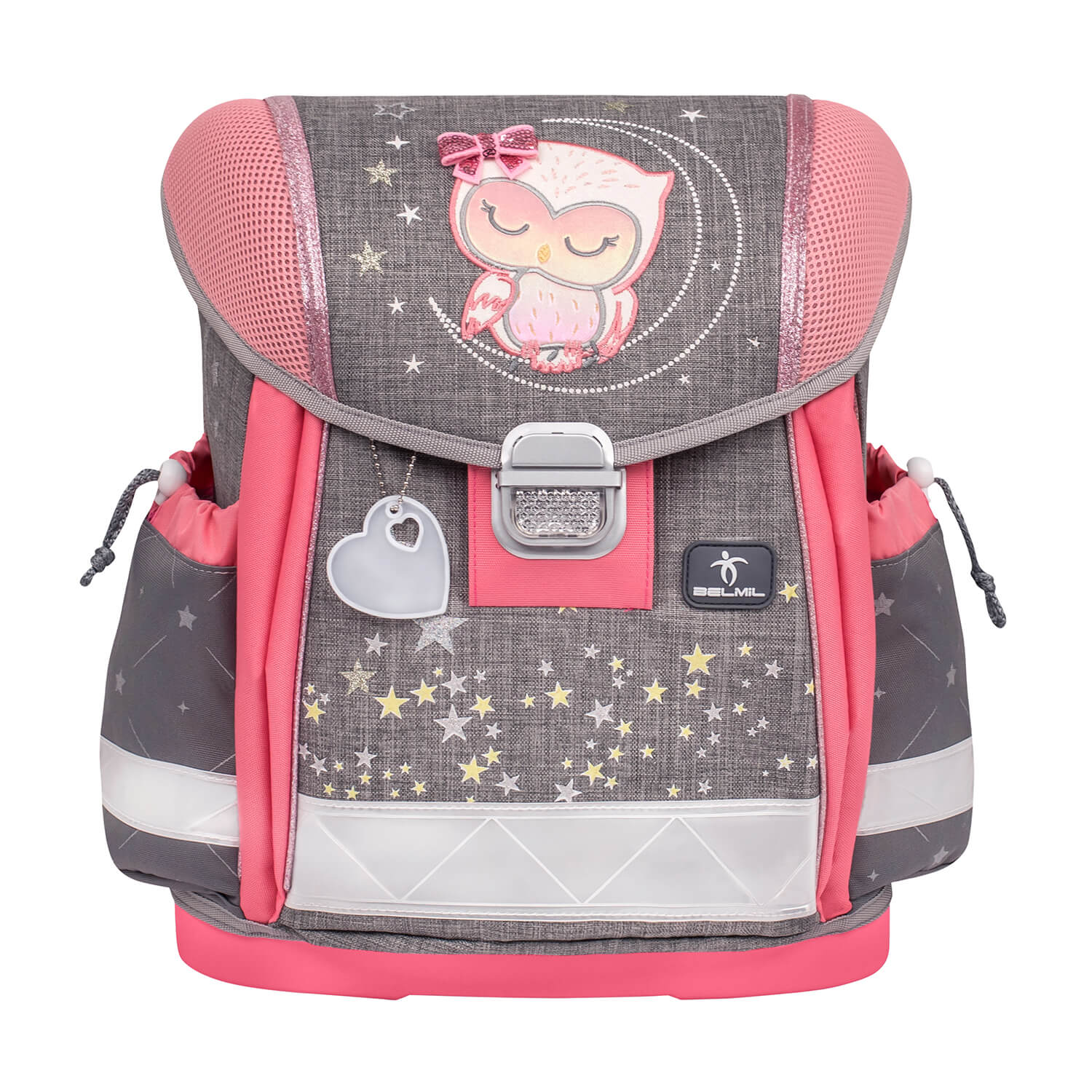 Classy Little Owl Schulranzen Set 4 tlg.