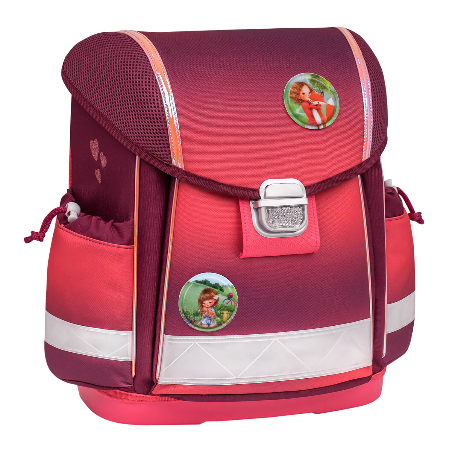 Classy Mahogany schoolbag set 6 pcs