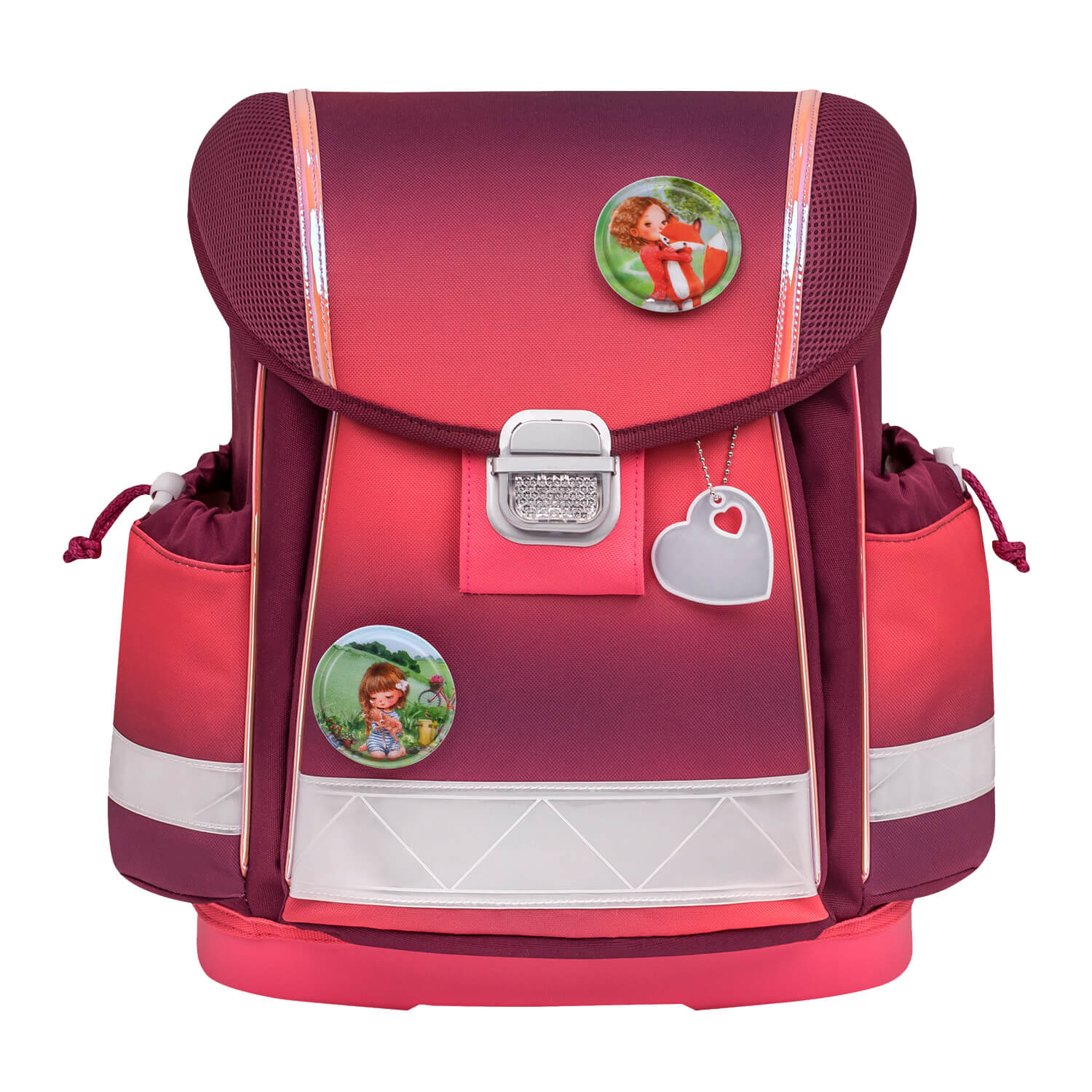 Classy Mahogany schoolbag set 6 pcs