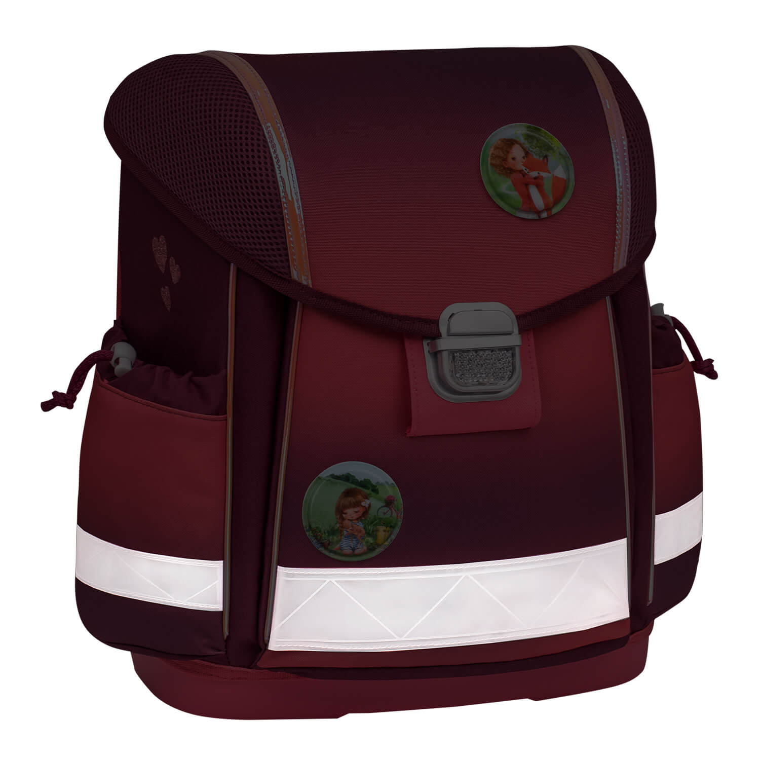 Classy Mahogany schoolbag set 6 pcs