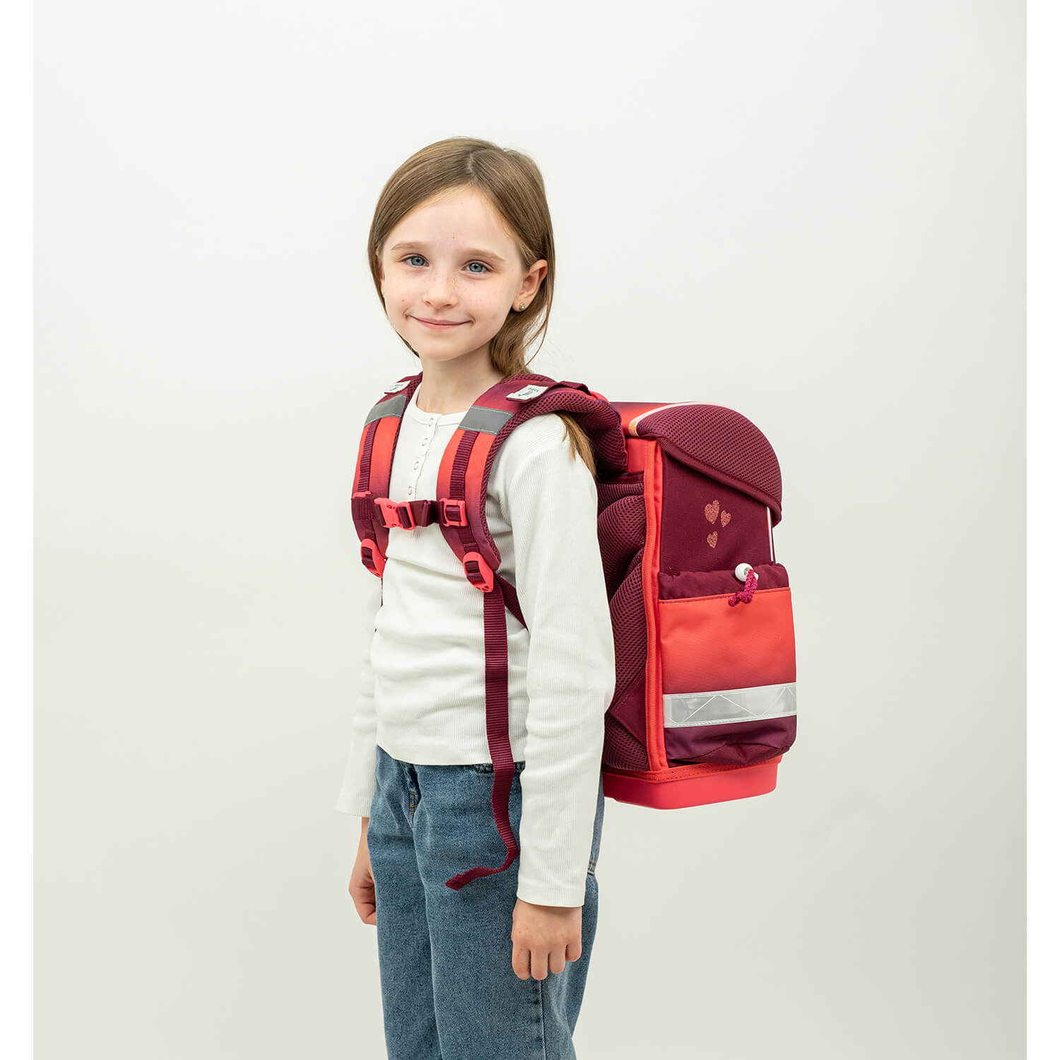 Classy Mahogany schoolbag set 6 pcs