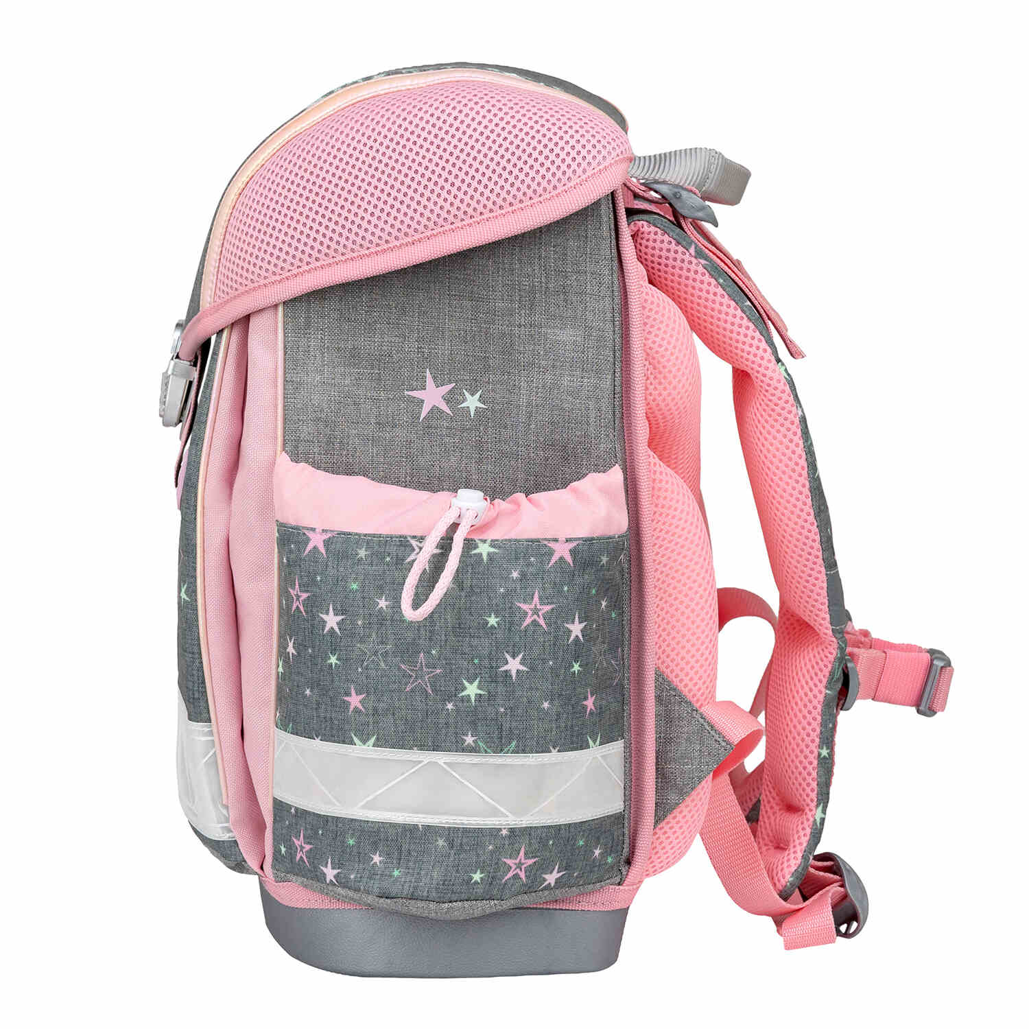 The Ergonomic School Bag Set for Girls – Belmil Classy Shine Bright (5 pcs) includes the pencil case and pencil pouch to keep school supplies organized.