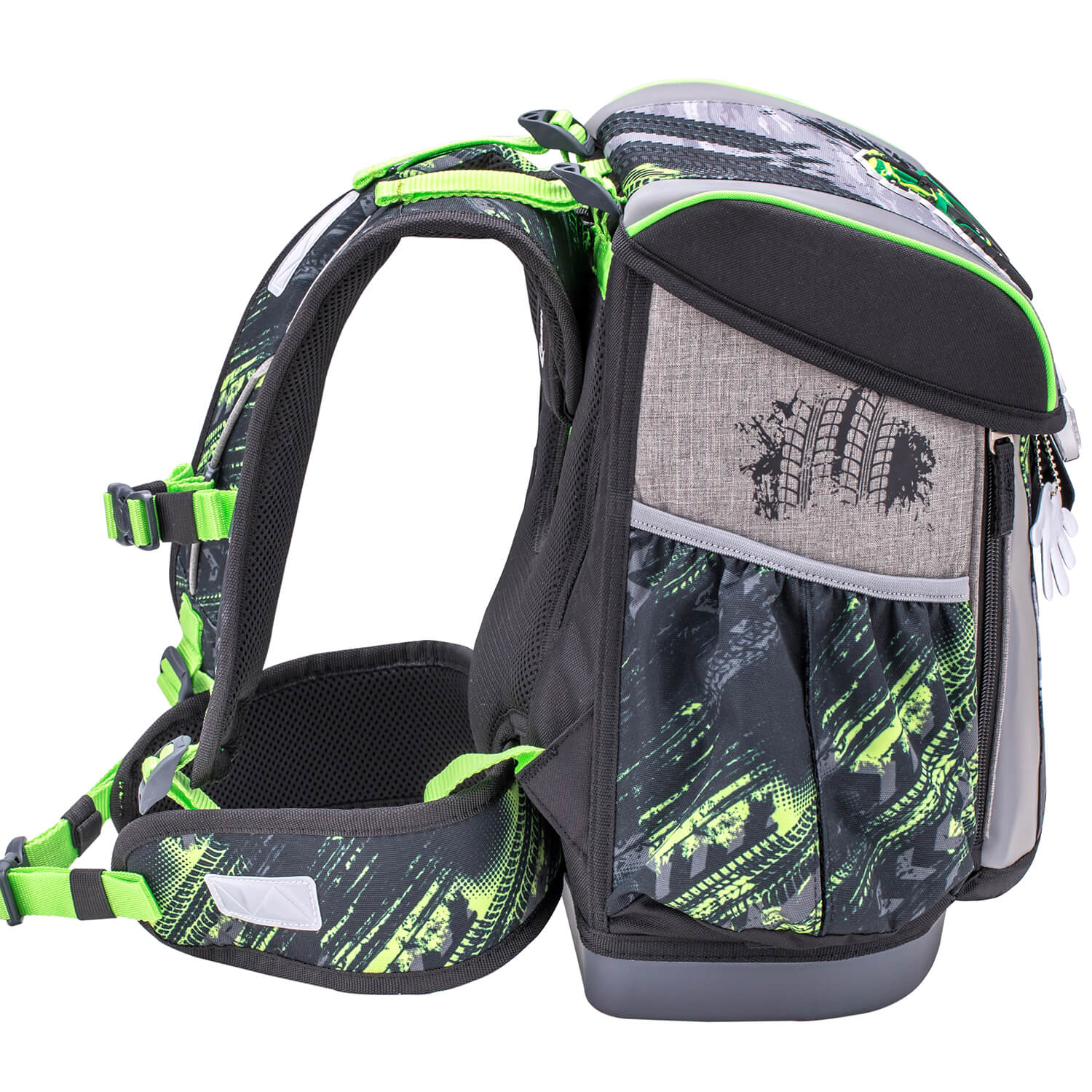 Customize Me Green Tractor schoolbag set 4 pcs