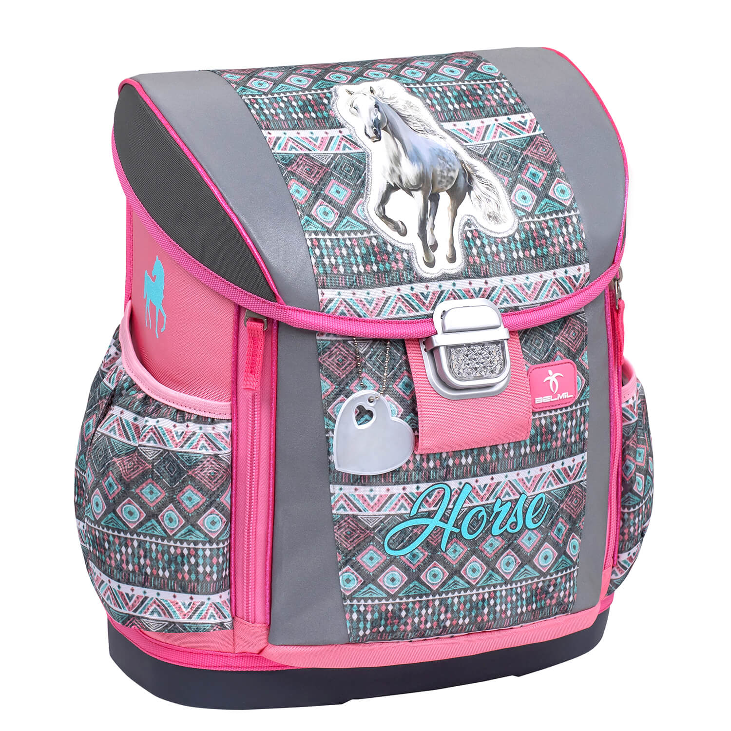 Customize Me Horse Aruba Blue Schulranzen Set 5 tlg.