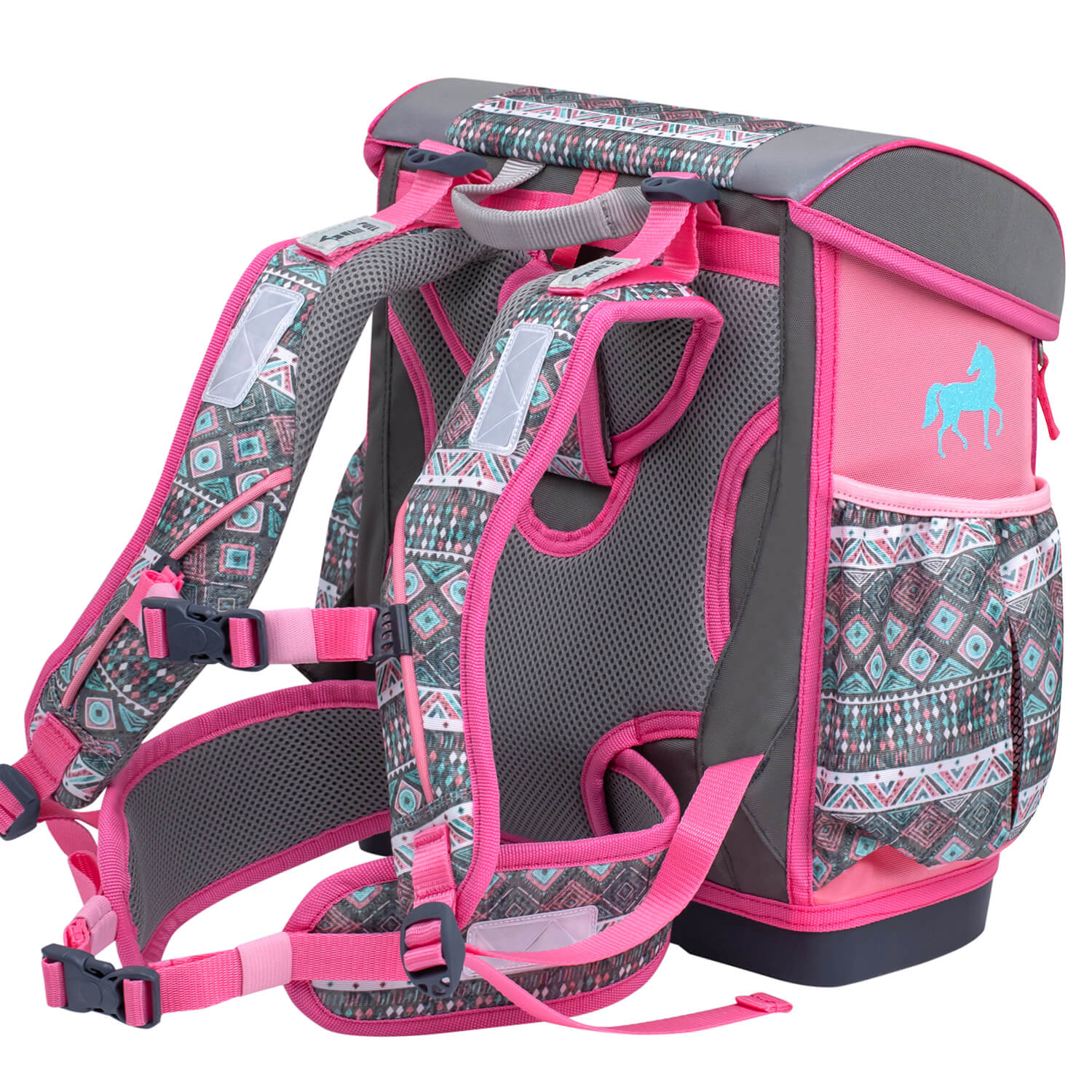 Customize Me Horse Aruba Blue Schulranzen Set 5 tlg.