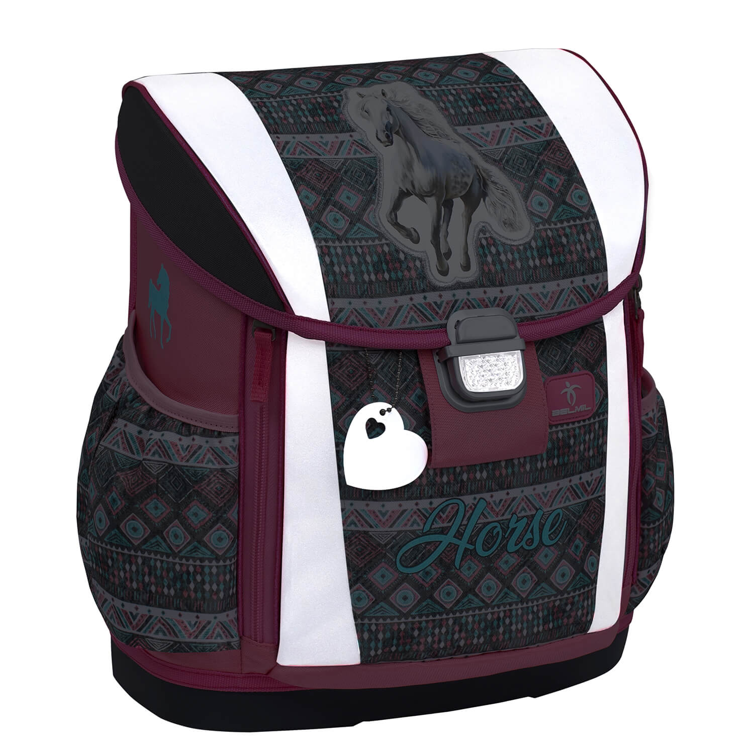Customize Me Horse Aruba Blue Schulranzen Set 5 tlg.