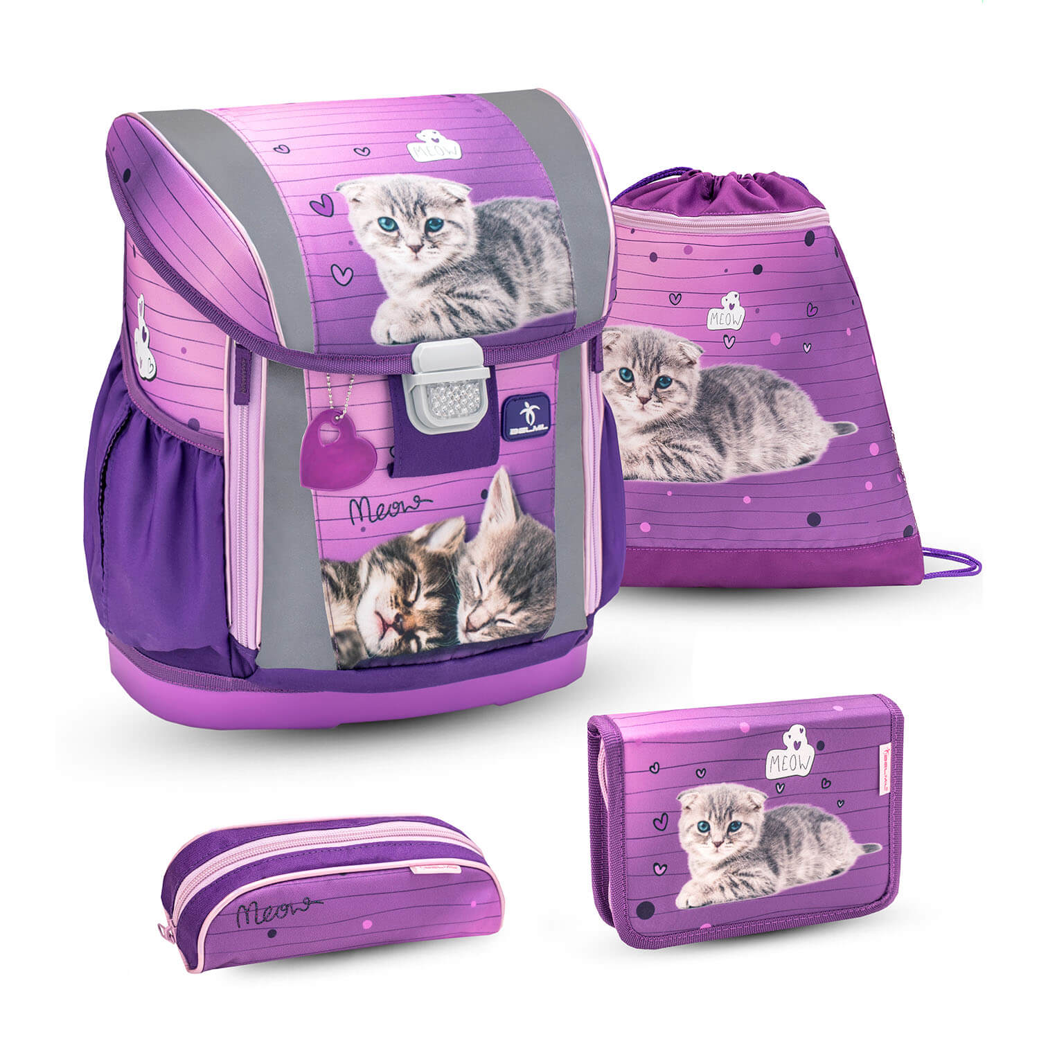 Customize Me Little Caty Schulranzen Set 4 tlg.