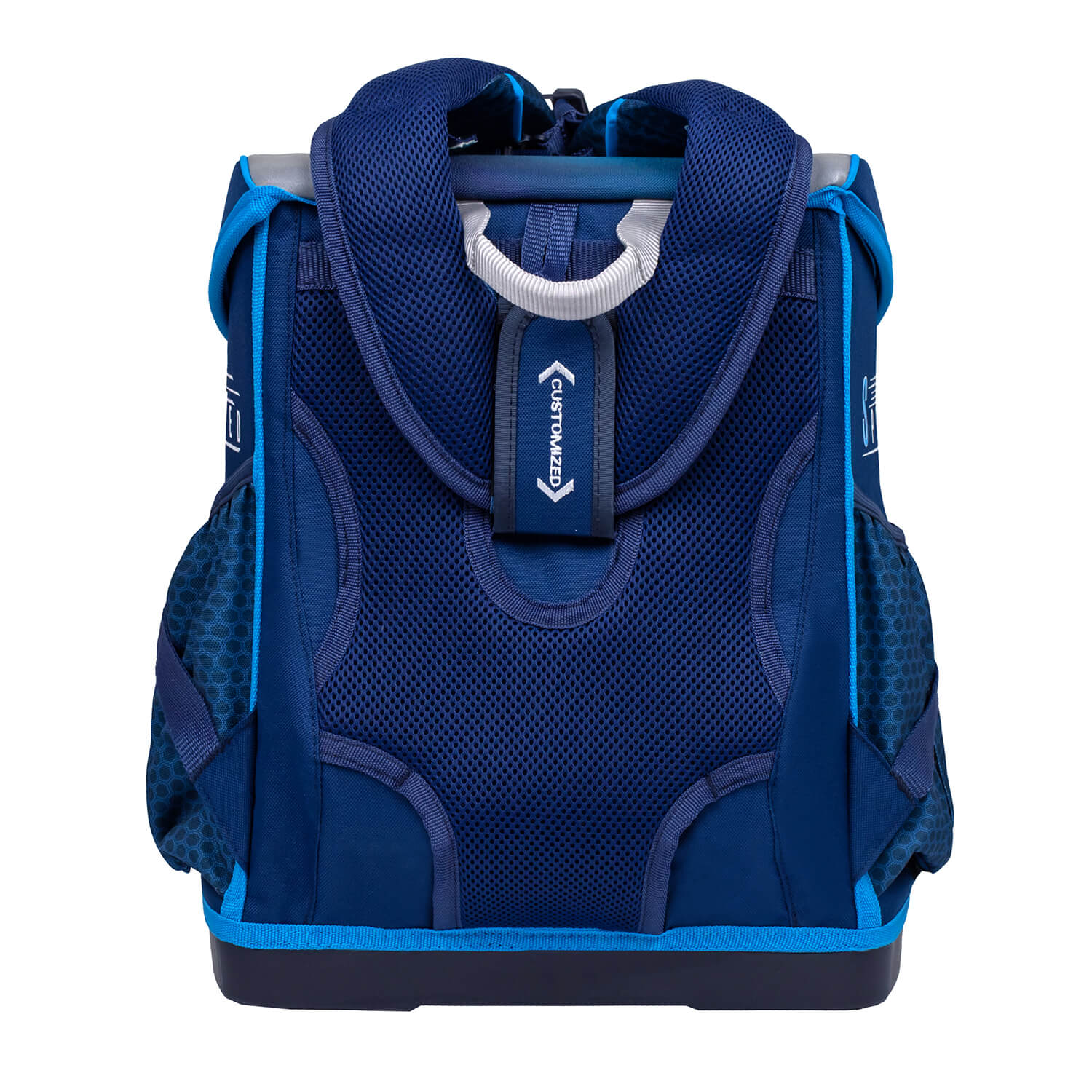 Customize Me Racing Blue Neon Schulranzen Set 4 tlg.