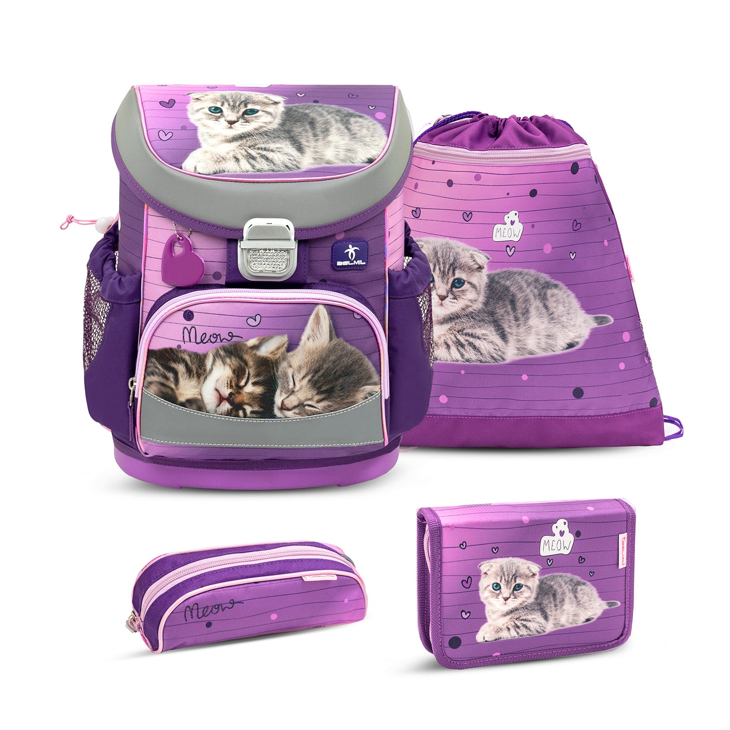 Mini-Fit Little Caty Schulranzen Set 4 tlg.