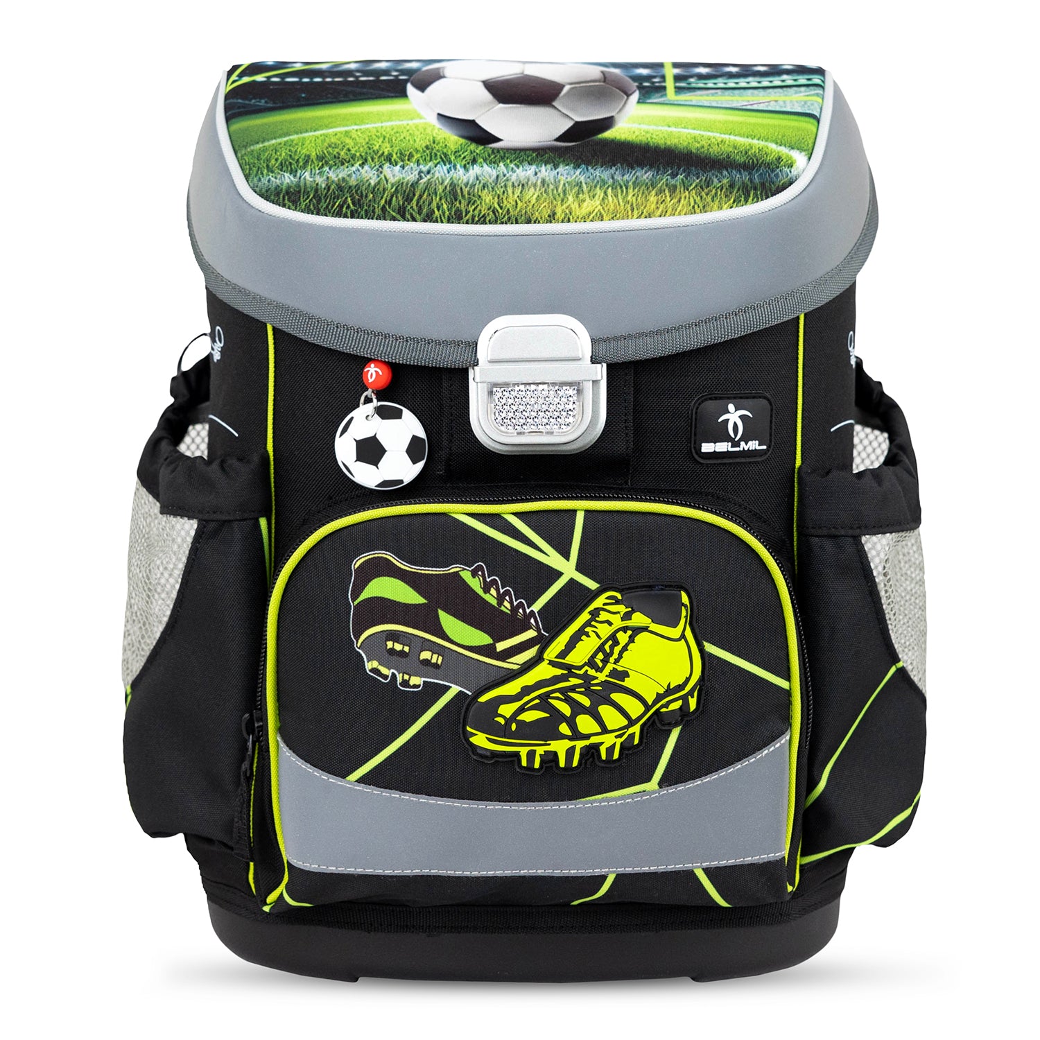 Lightweight design of the Ergonomic School Bag Set for Boys – Belmil Mini-Fit Champion's Kick (4 pcs) weighing only 800–860 g.