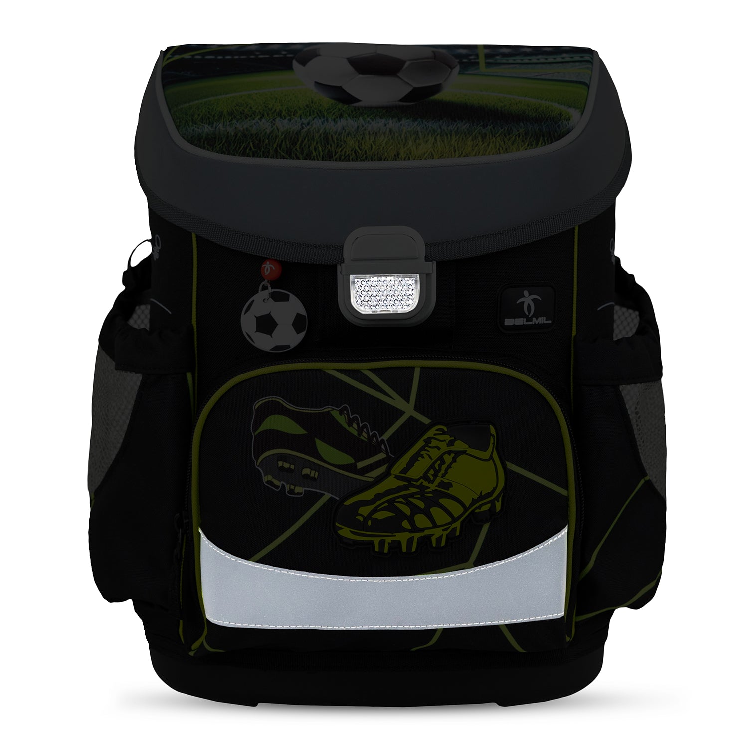 Compact and lightweight Ergonomic School Bag Set for Boys – Belmil Mini-Fit Champion's Kick (4 pcs) perfect for younger first graders.