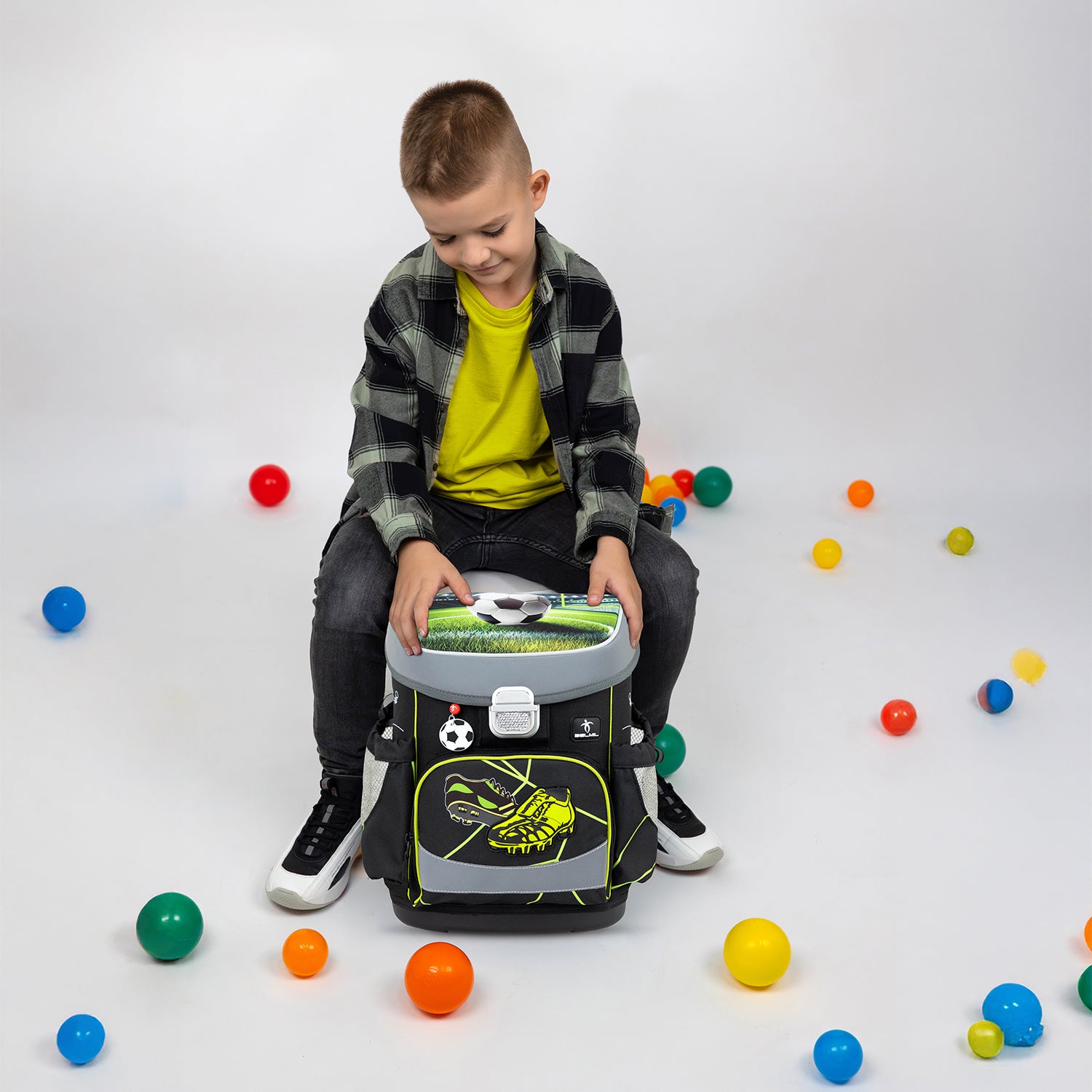 Ergonomisches Schulranzen-Set für Jungen – Belmil Mini-Fit Champion's Kick (4-tlg.)