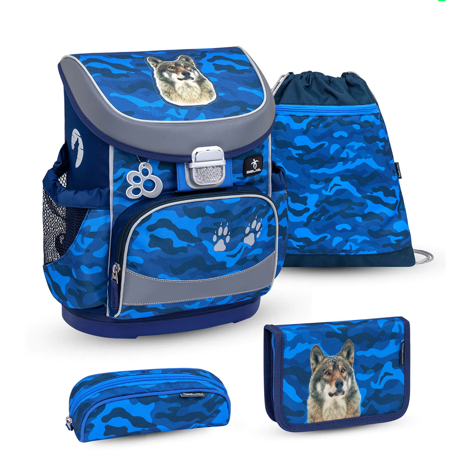 Mini-Fit Alpha Wolf Schulranzen Set 4 tlg.