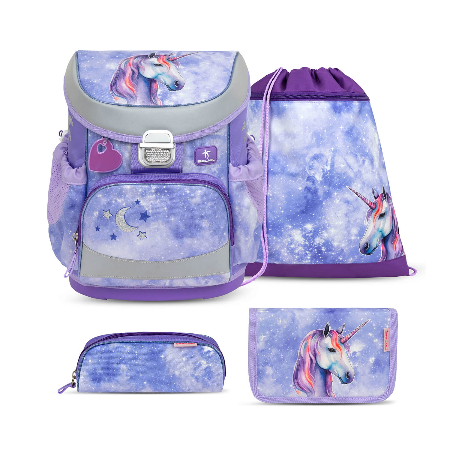 Mini-Fit Mistyc Luna Schulranzen Set 4 tlg.