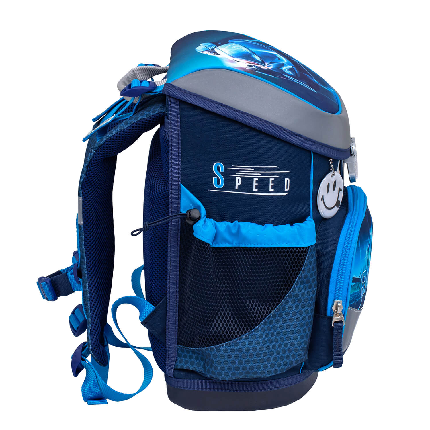 Mini-Fit Racing Blue Neon schoolbag set 4 pcs