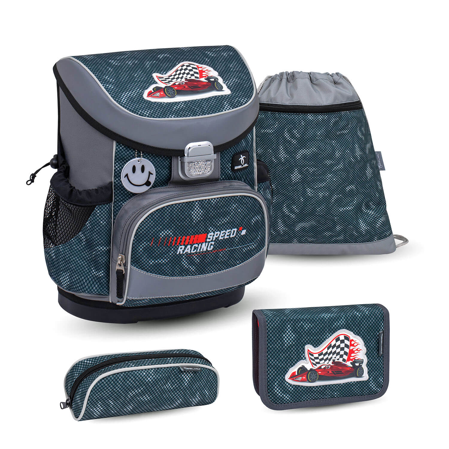 Mini-Fit Red Dots Schulranzen Set 4 tlg.