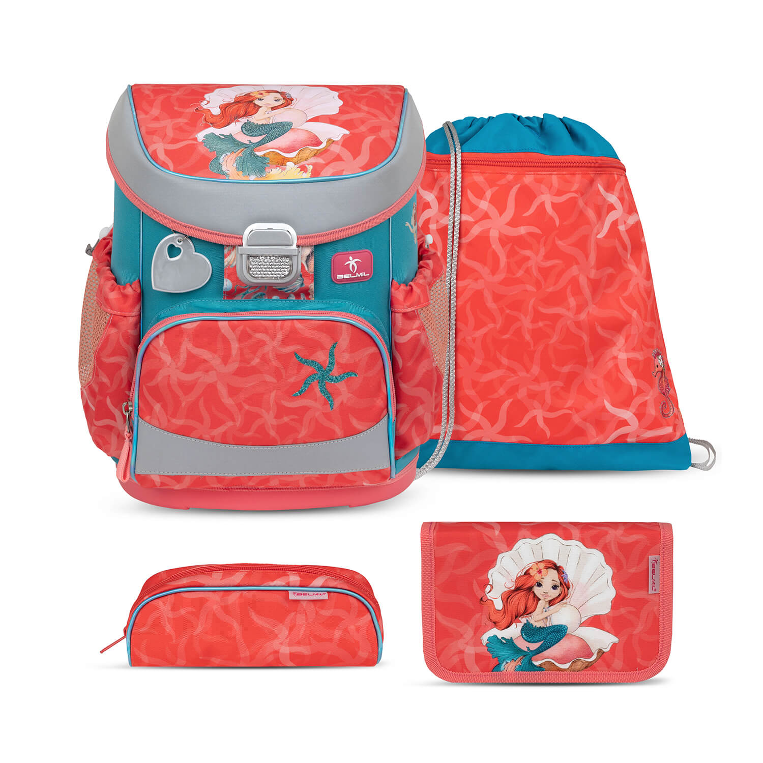 Mini-Fit Sea Queen Schulranzen Set 4 tlg.