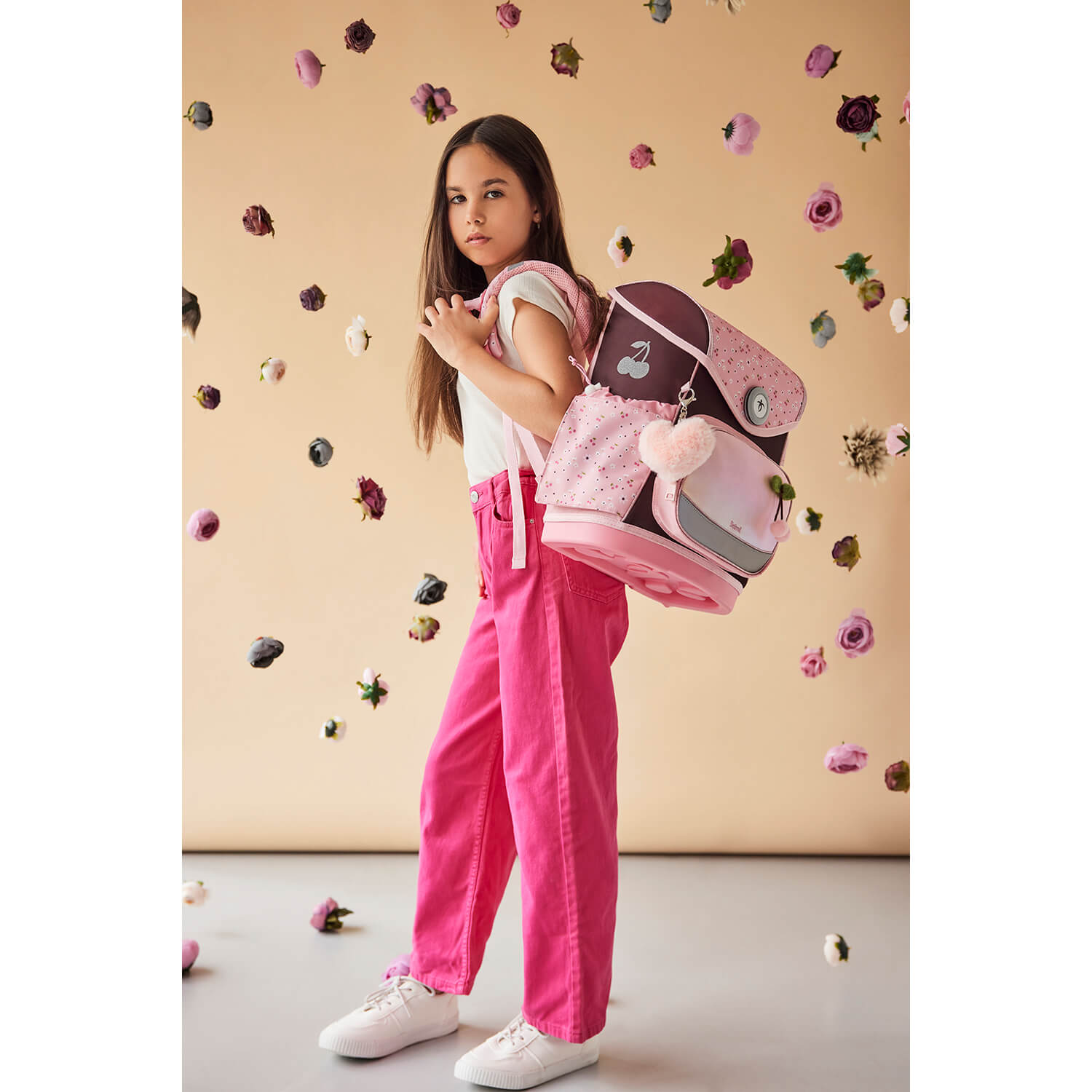 Premium Compact Plus Cherry Blossom Schulranzen