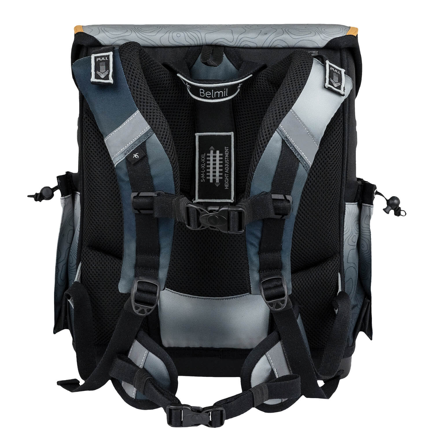Premium Compact Plus Black Grey Schulranzen Set 5tlg.