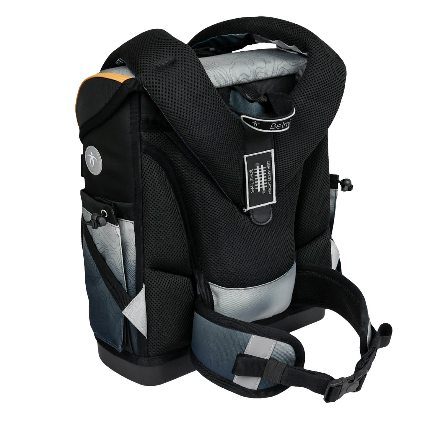 Premium Compact Plus Black Grey Schulranzen Set 5tlg.