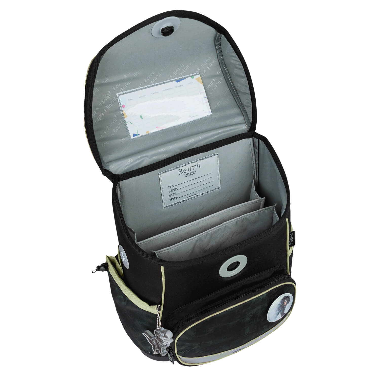 Premium Compact Plus Grey Stone Schulranzen Set 5tlg.