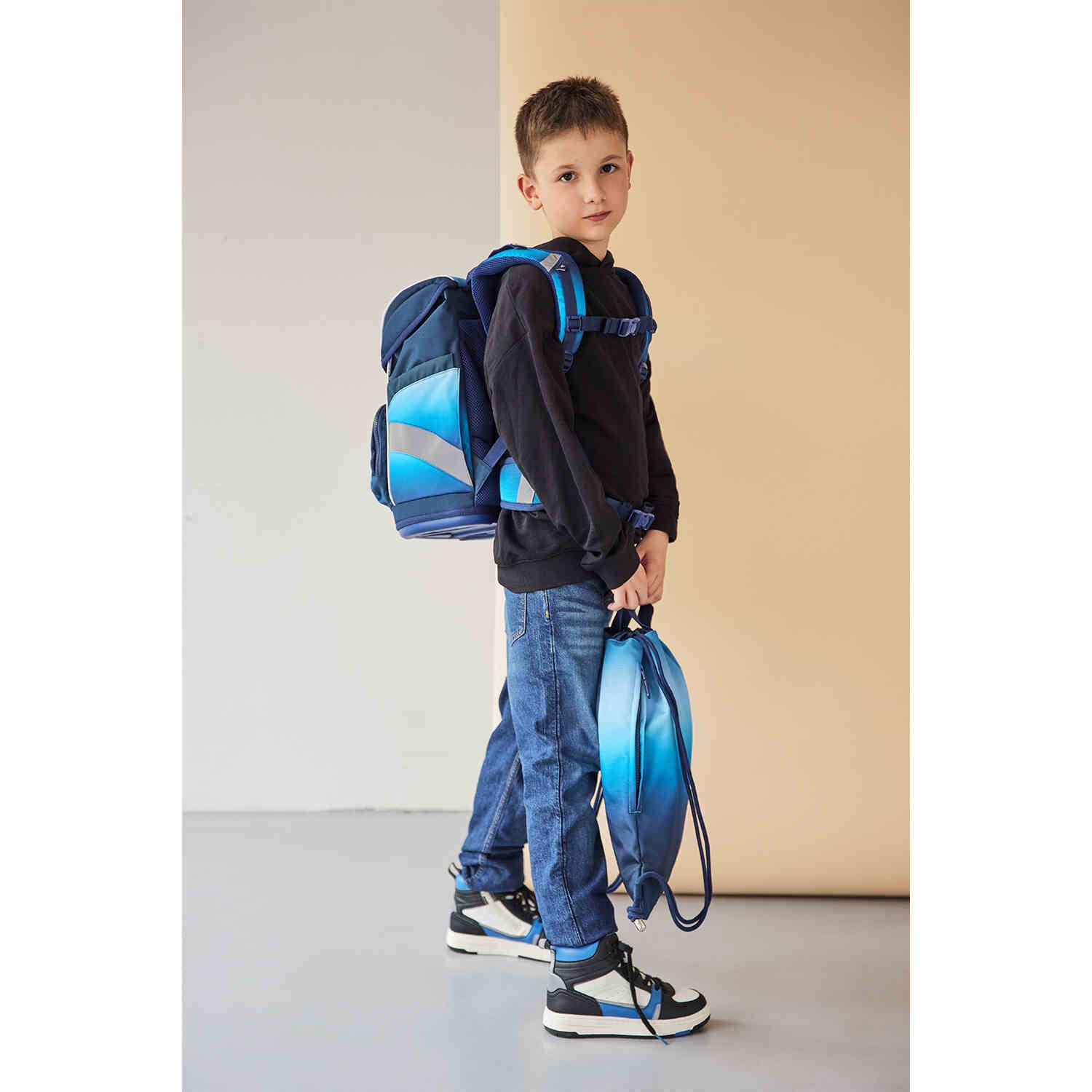 Compact Plus Blue-navy schoolbag