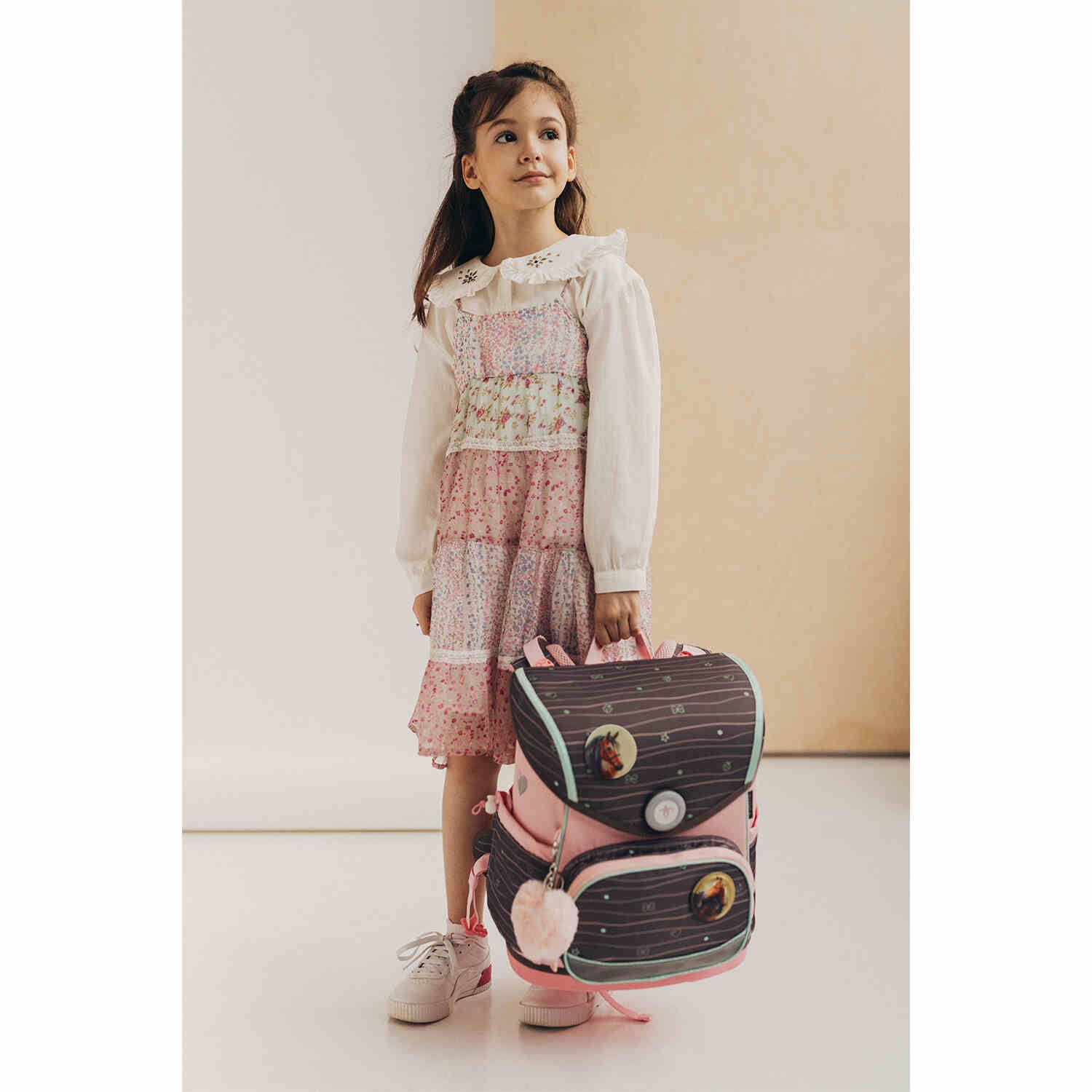 Premium Compact Plus Mint Schoolbag set 5pcs.