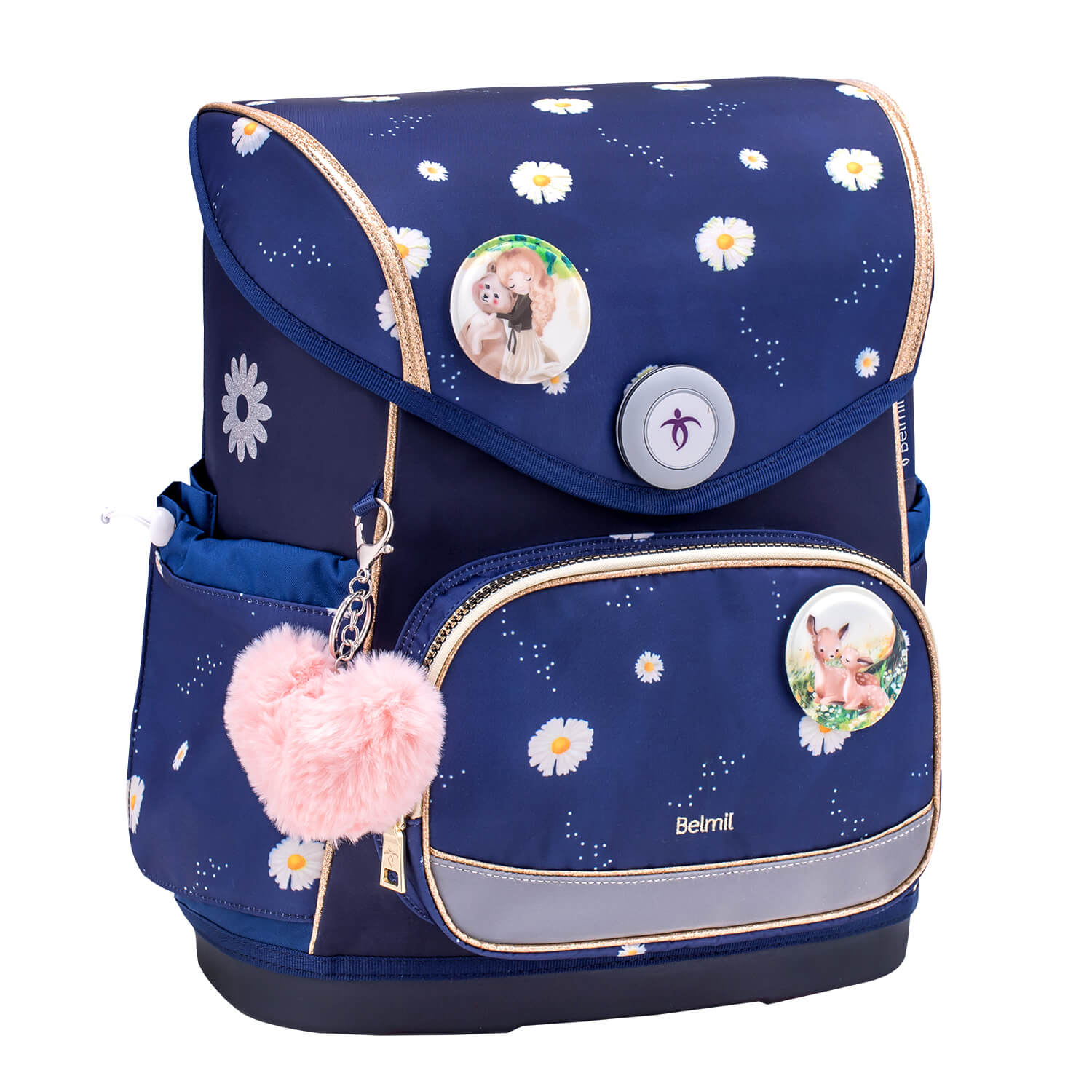 Premium Compact Plus Daisy Schoolbag set 5pcs.