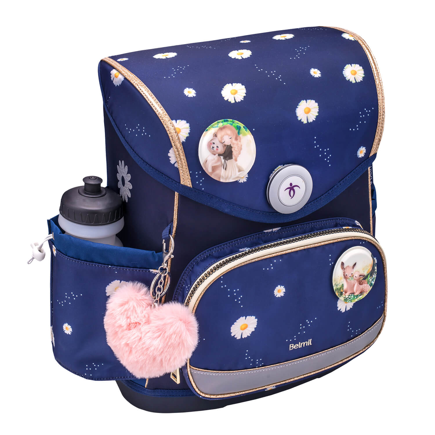 Premium Compact Plus Daisy Schoolbag set 5pcs.