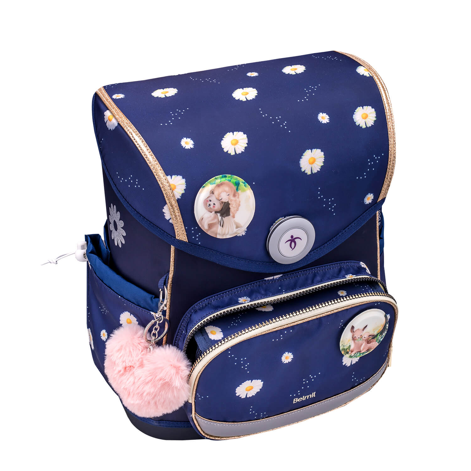 Premium Compact Plus Daisy Schoolbag set 5pcs.