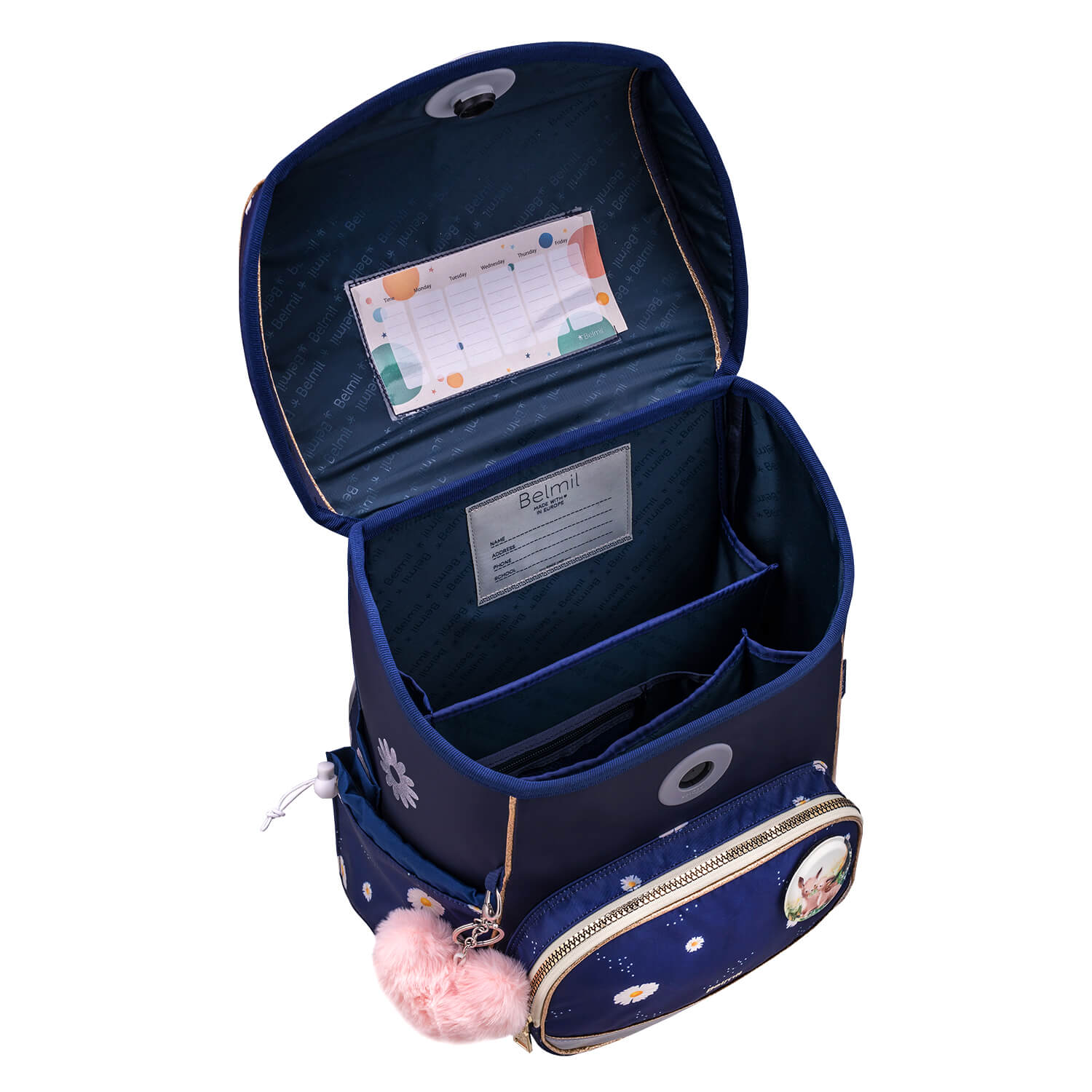 Premium Compact Plus Daisy Schoolbag set 5pcs.