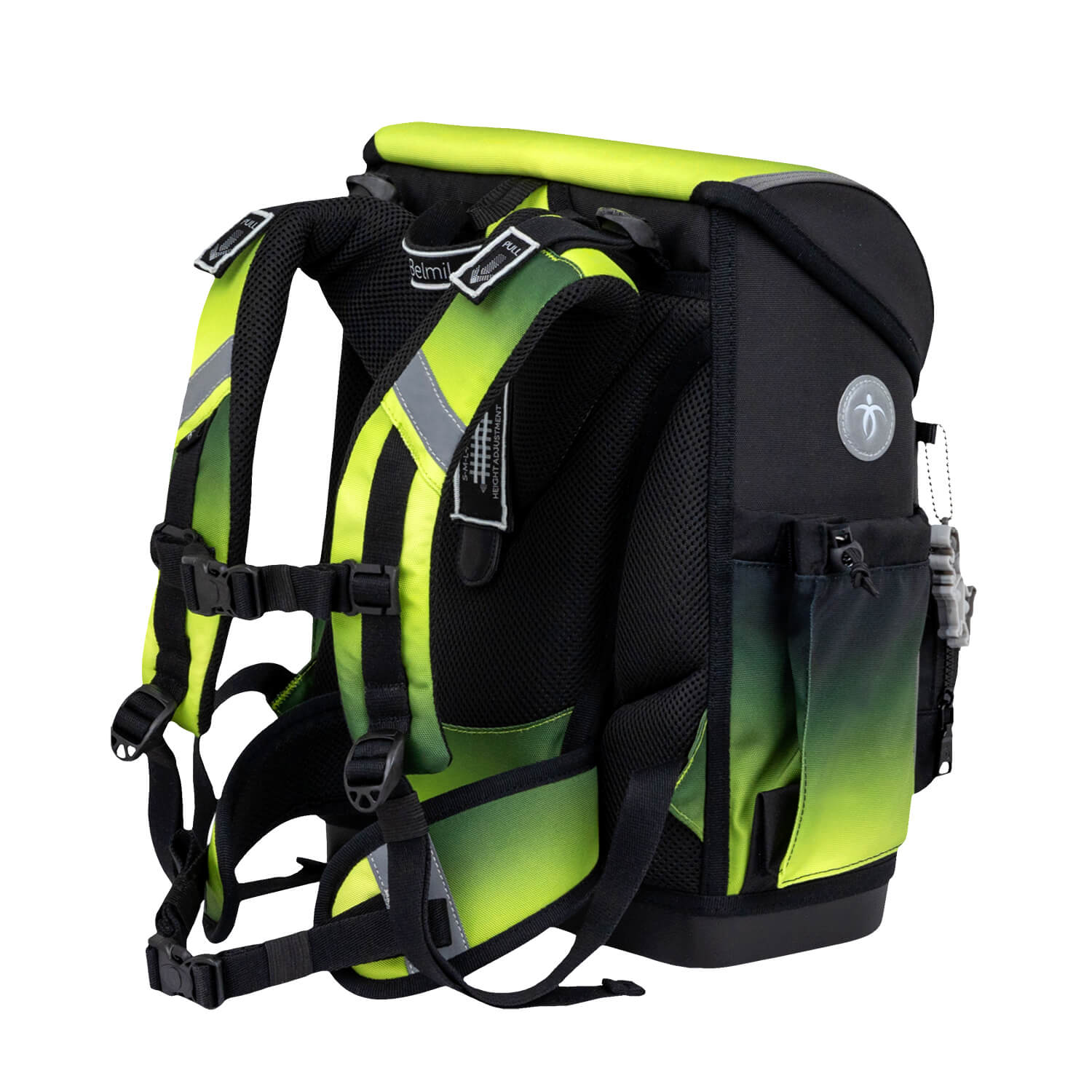 Premium Compact Plus Black Green Schulranzen Set 5tlg.