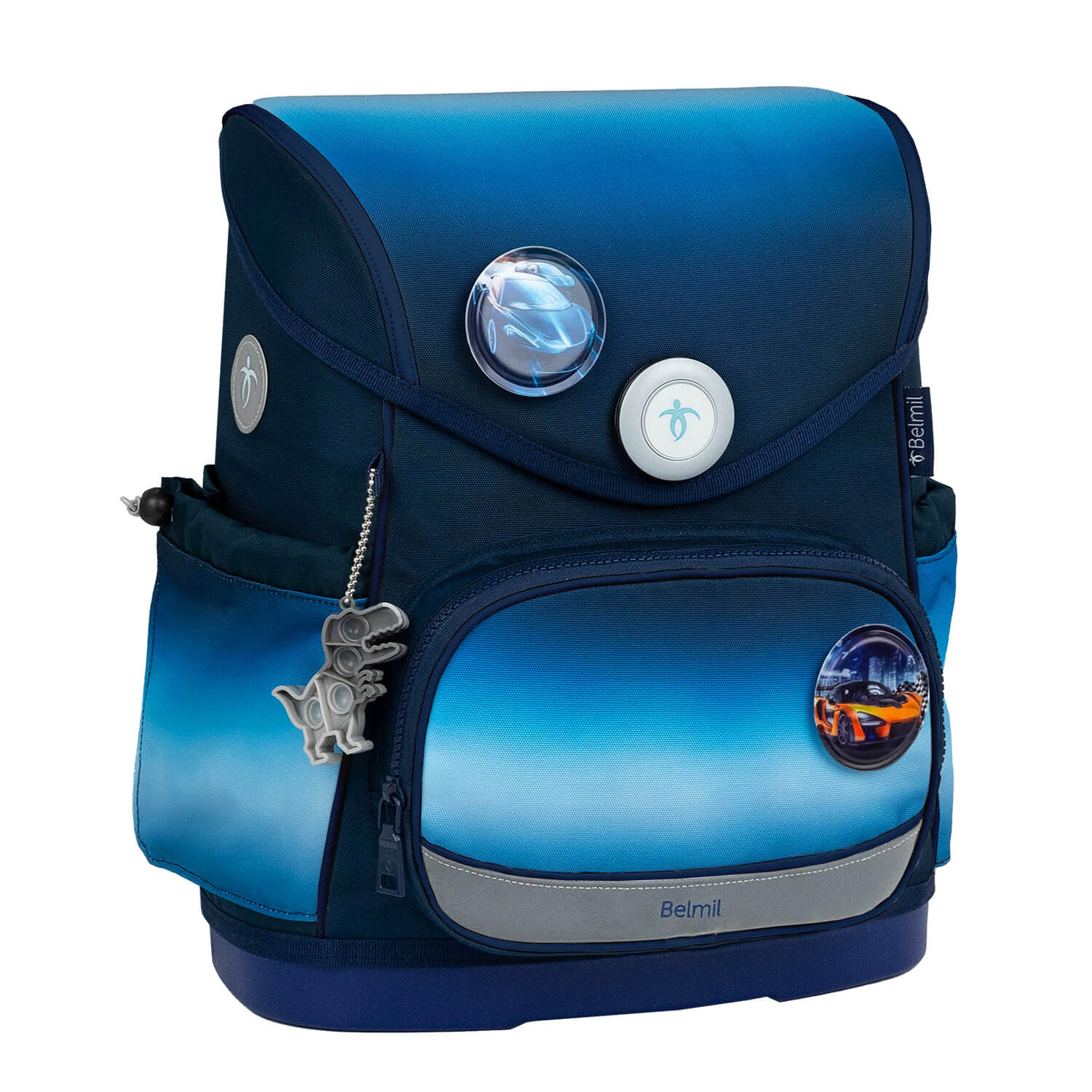 Premium Compact Plus Blue Navy Schoolbag set 5pcs.