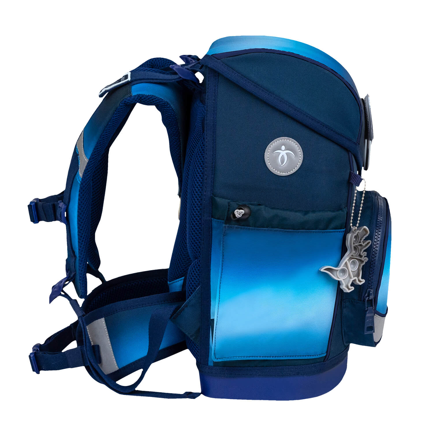 Premium Compact Plus Blue Navy Schoolbag set 5pcs.