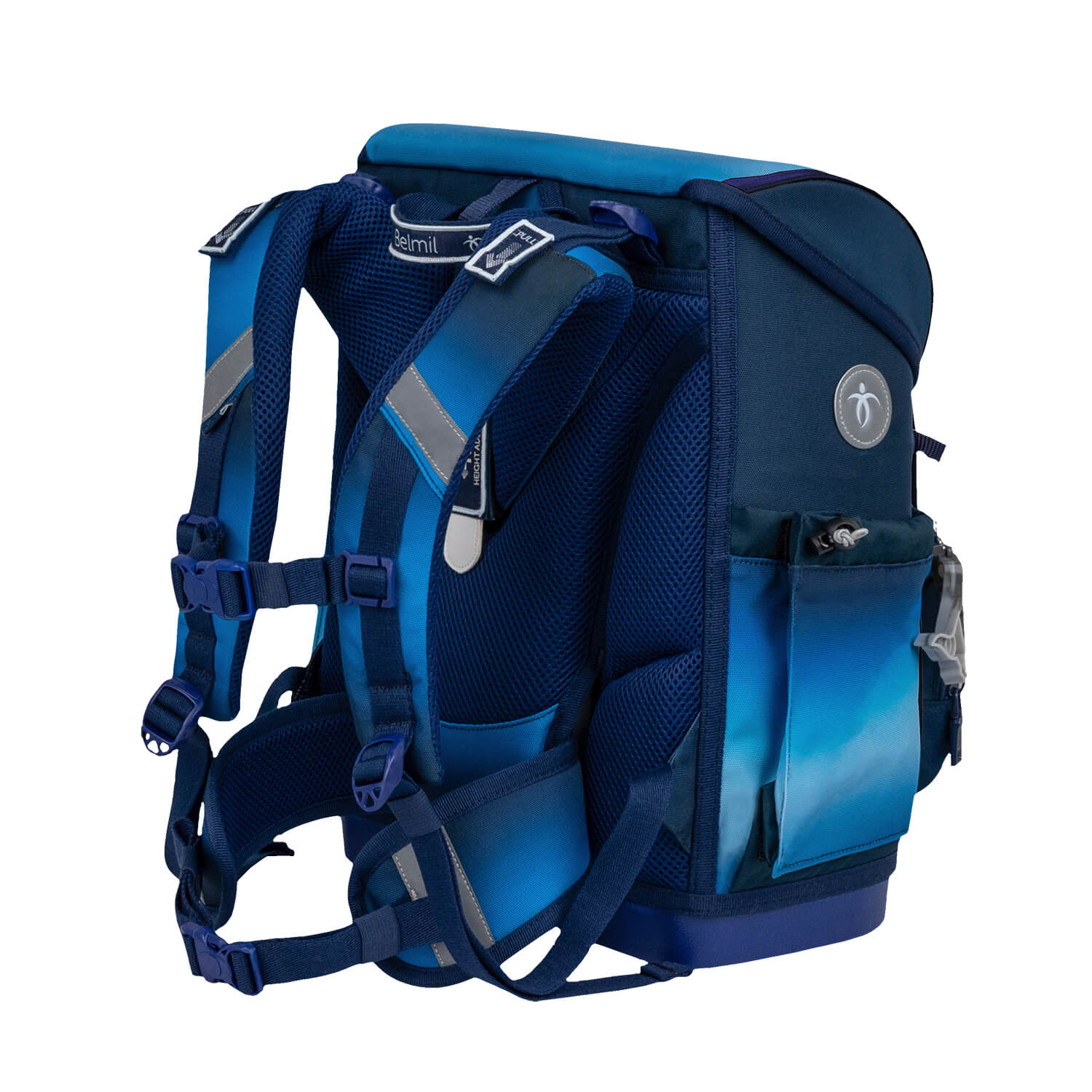Premium Compact Plus Blue Navy Schoolbag set 5pcs.