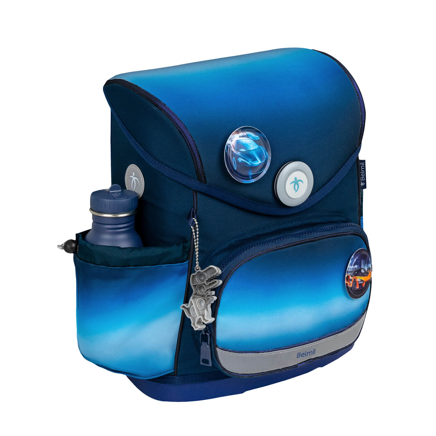 Premium Compact Plus Blue Navy Schulranzen Set 5tlg.