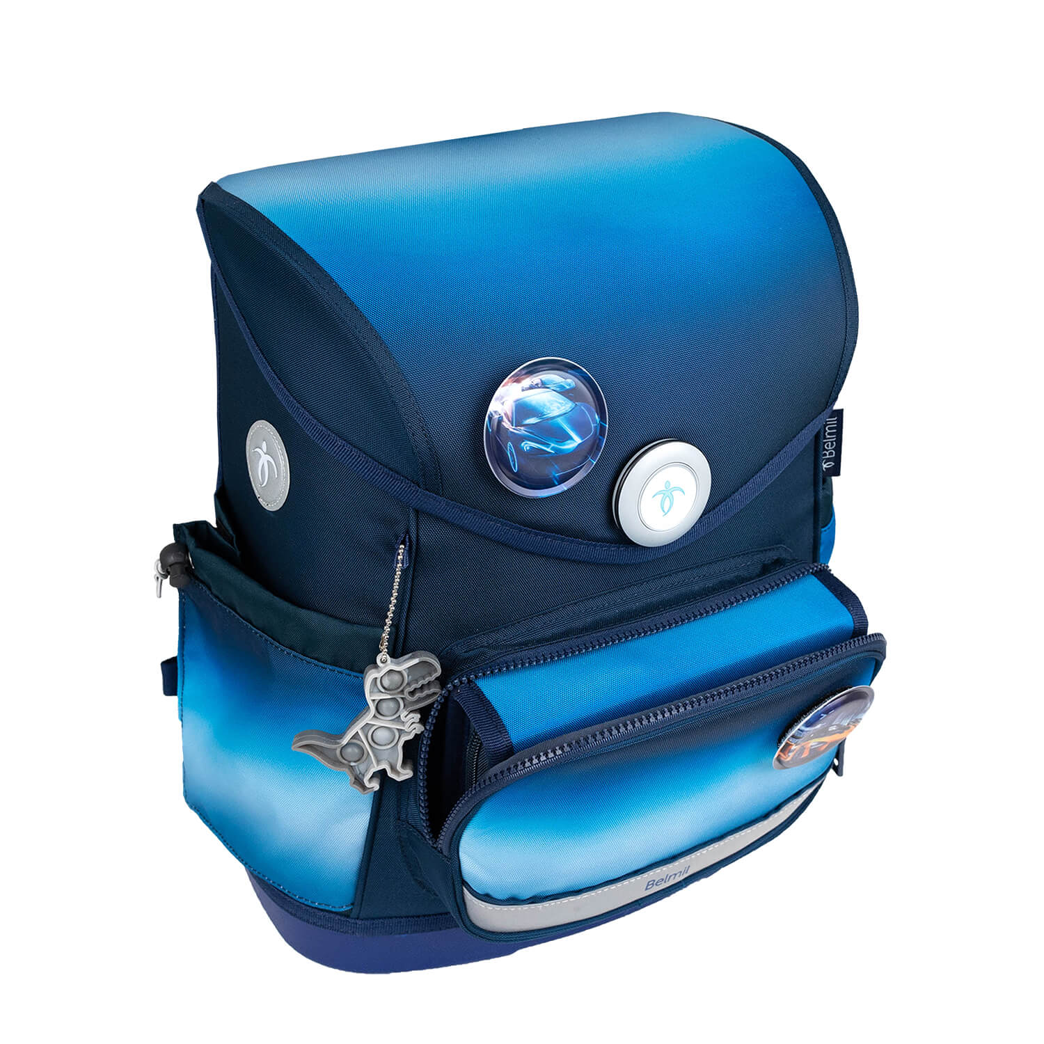 Premium Compact Plus Blue Navy Schoolbag set 5pcs.