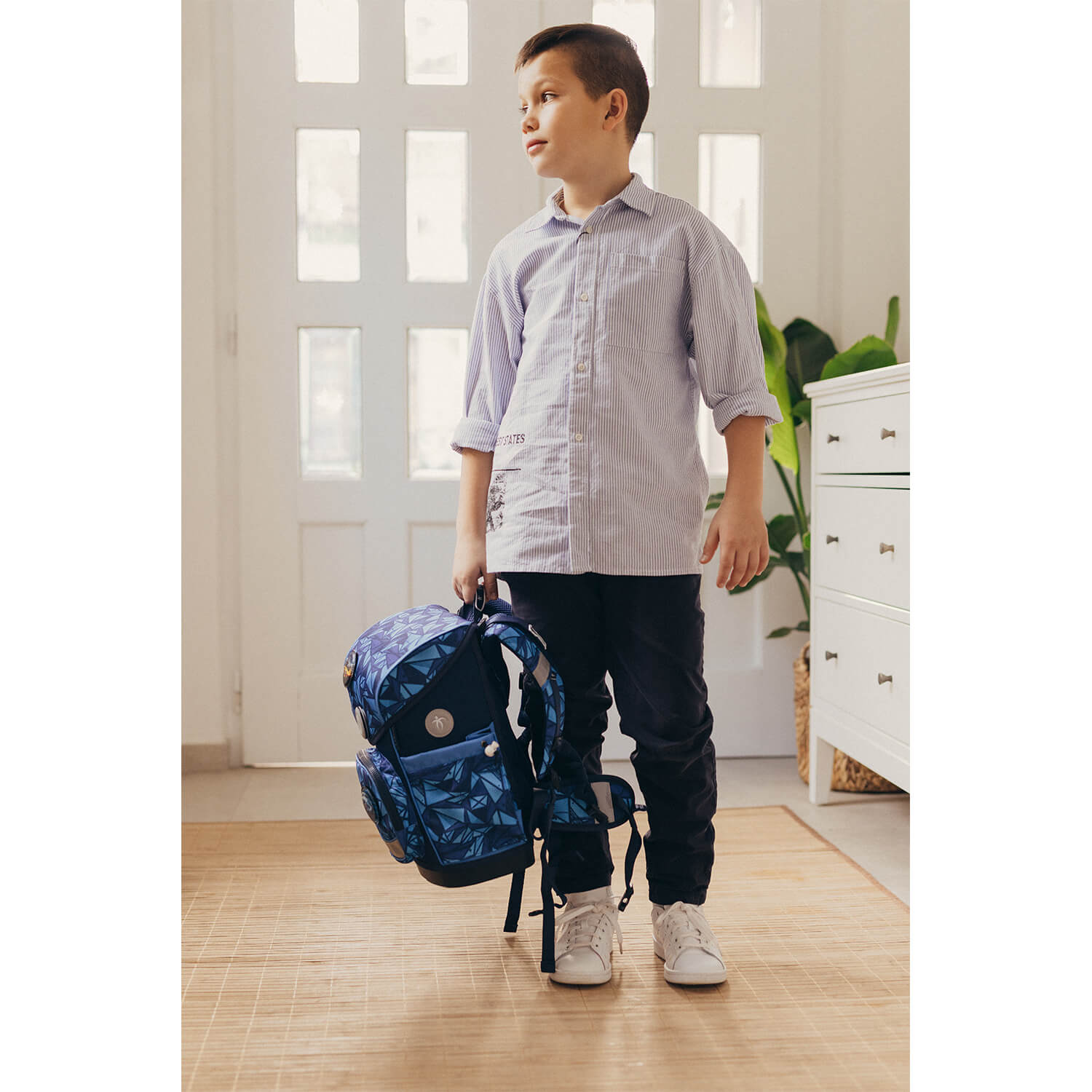 Premium Compact Plus Glacier Blue Schulranzen Set 5tlg.