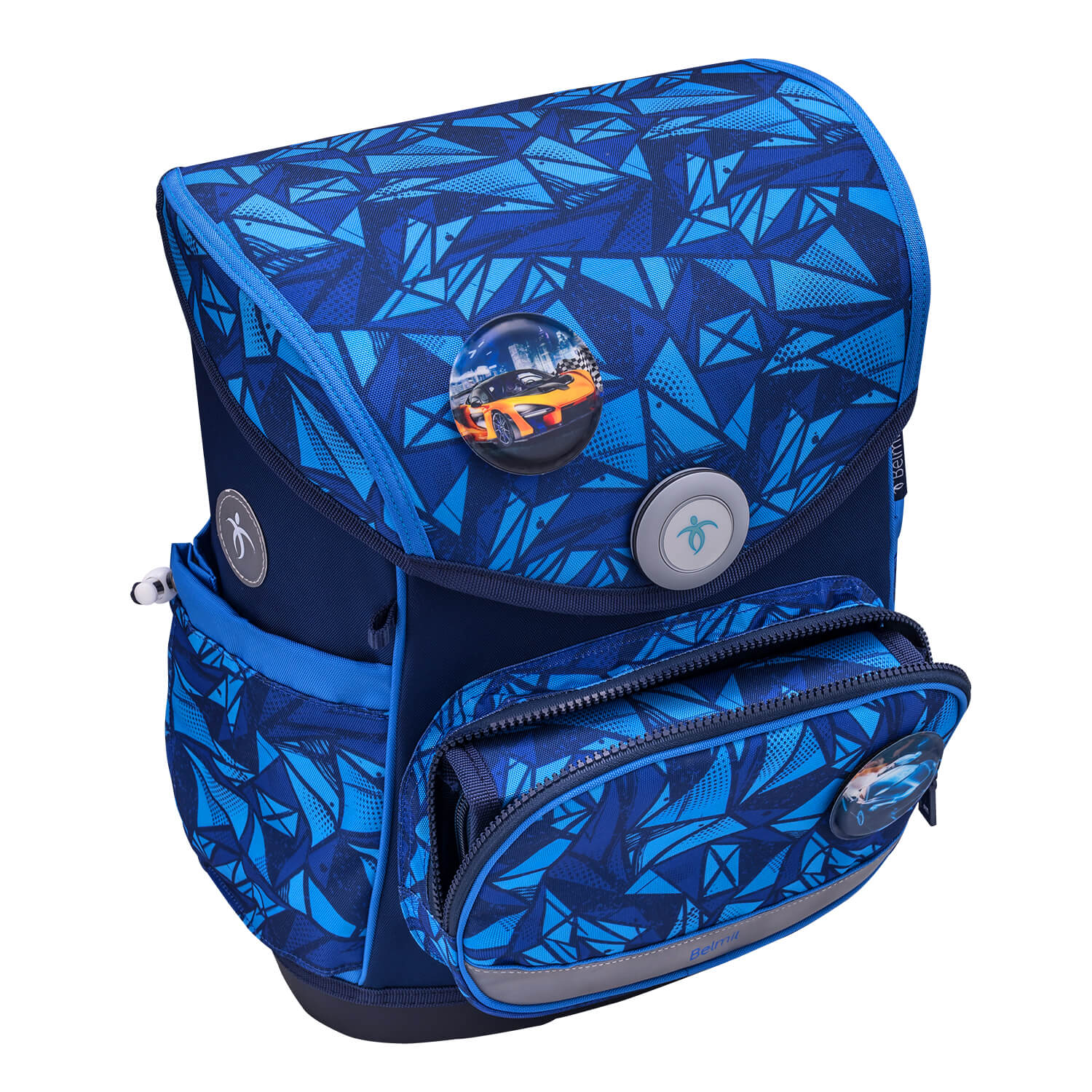 Premium Compact Plus Glacier Blue Schoolbag set 5pcs.
