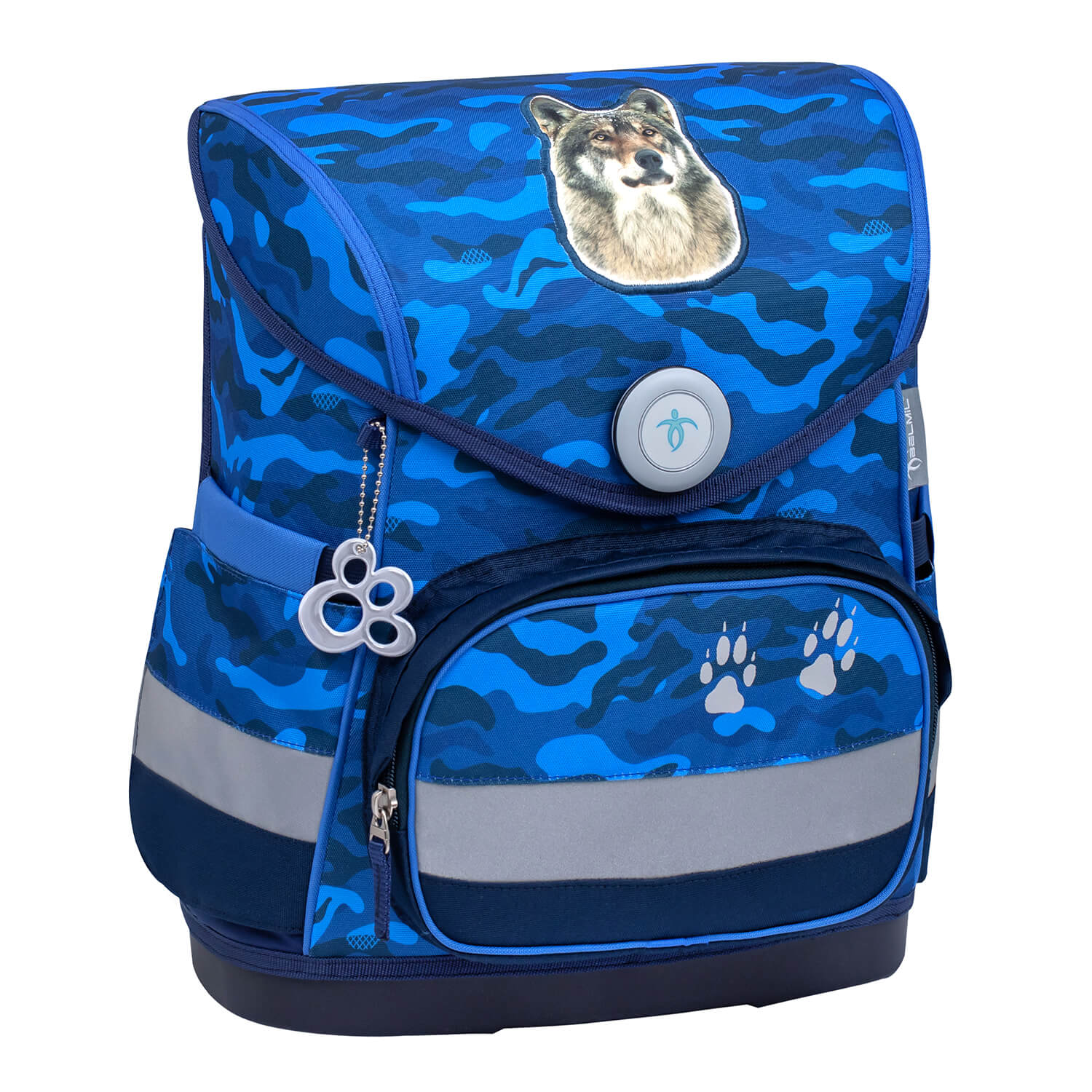 Compact Alpha Wolf schoolbag set 5 pcs