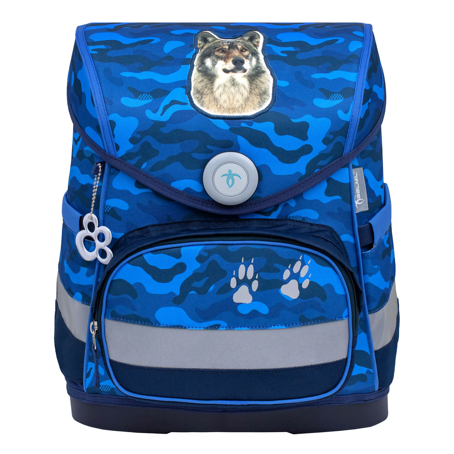 Compact Alpha Wolf schoolbag set 5 pcs