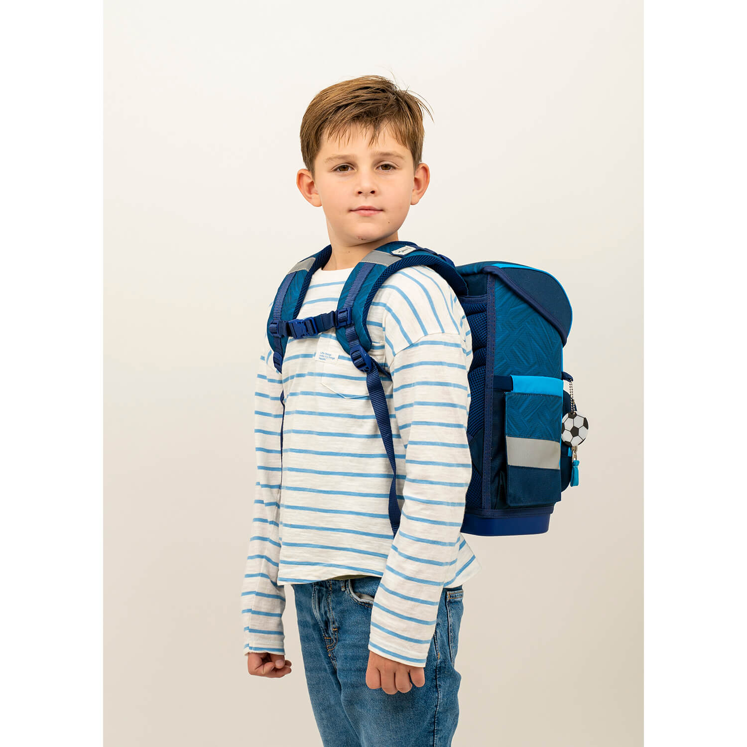 Compact Alpha Wolf schoolbag set 5 pcs