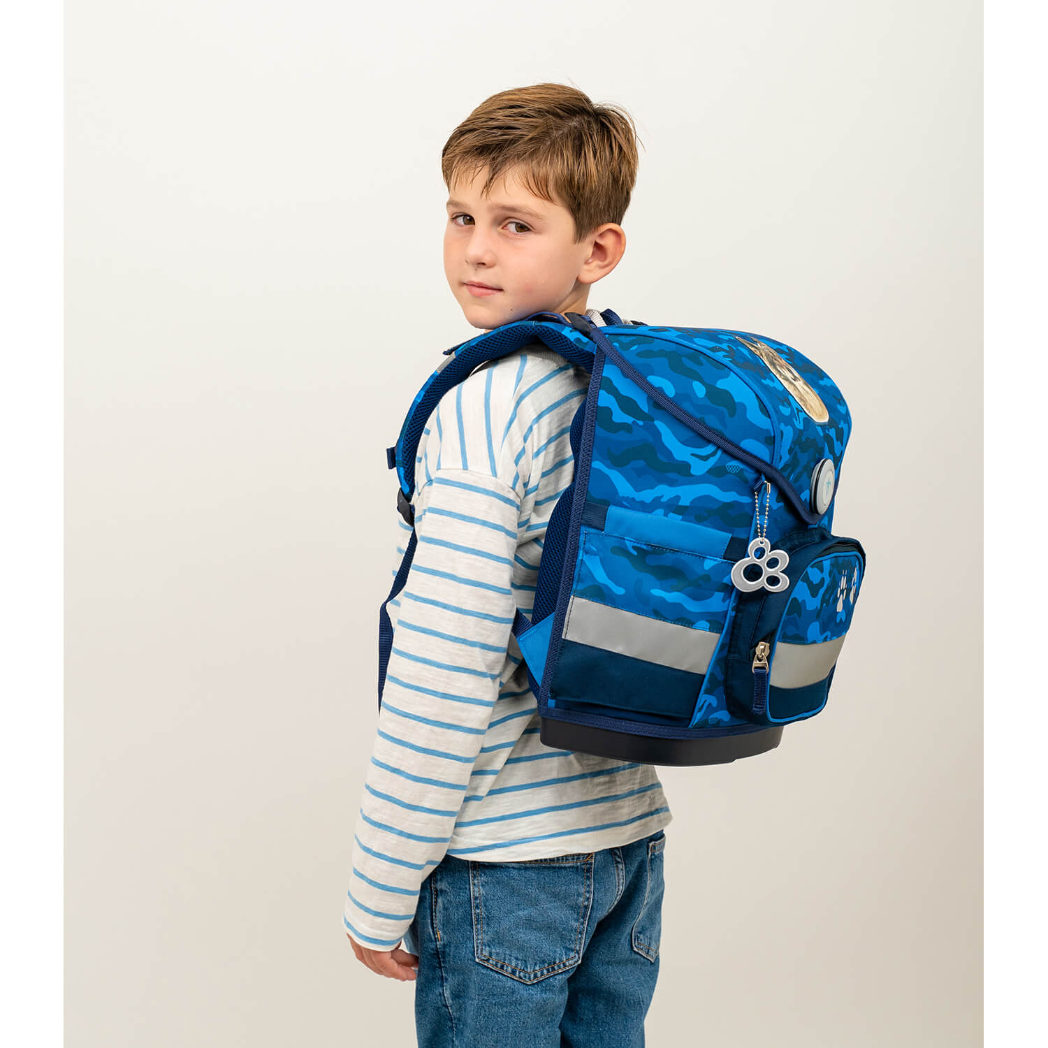 Compact Alpha Wolf schoolbag set 5 pcs